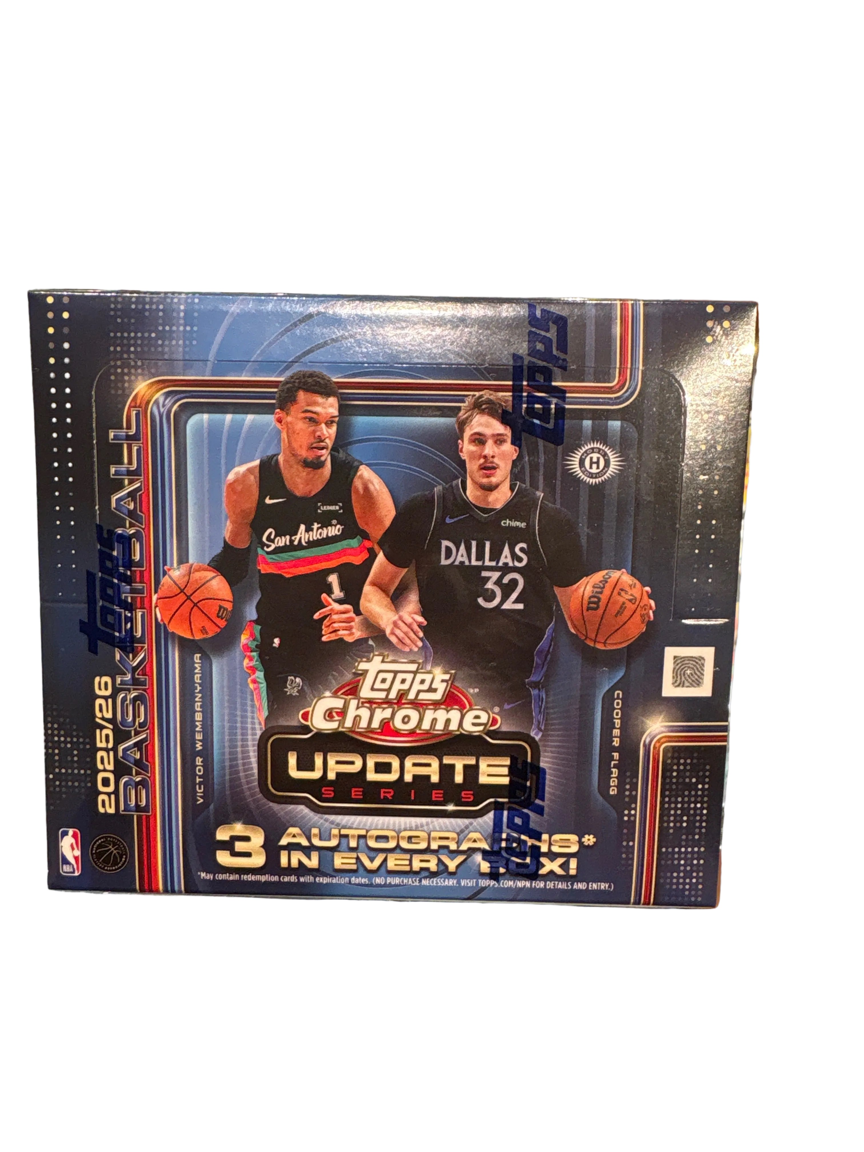2025/26 Topps Chrome Update Series Jumbo Hobby Box
