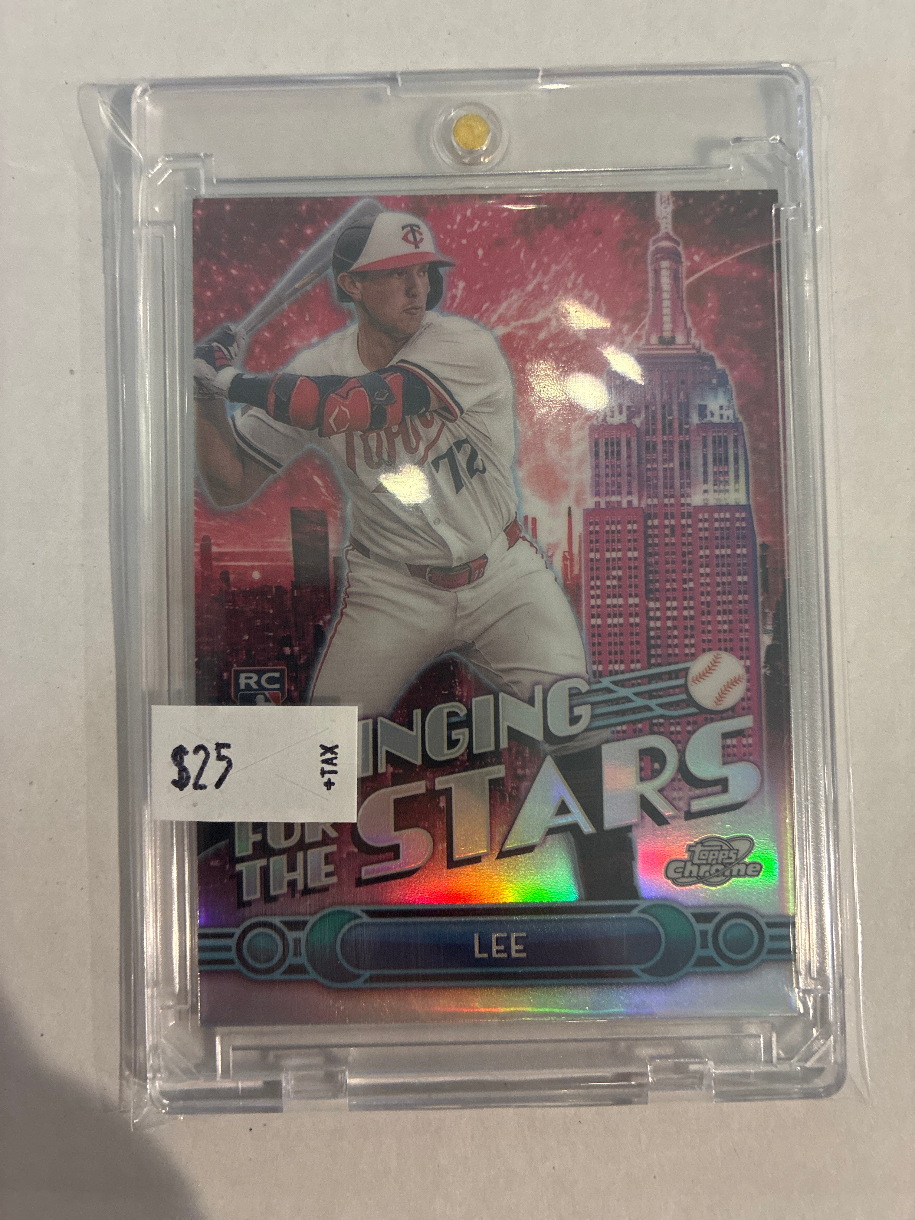 2025 Topps Chrome Brooks Lee Swinging for the Stars