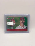 2025 Topps Chrome Platinum Chase Petty Topps Logo 040/499