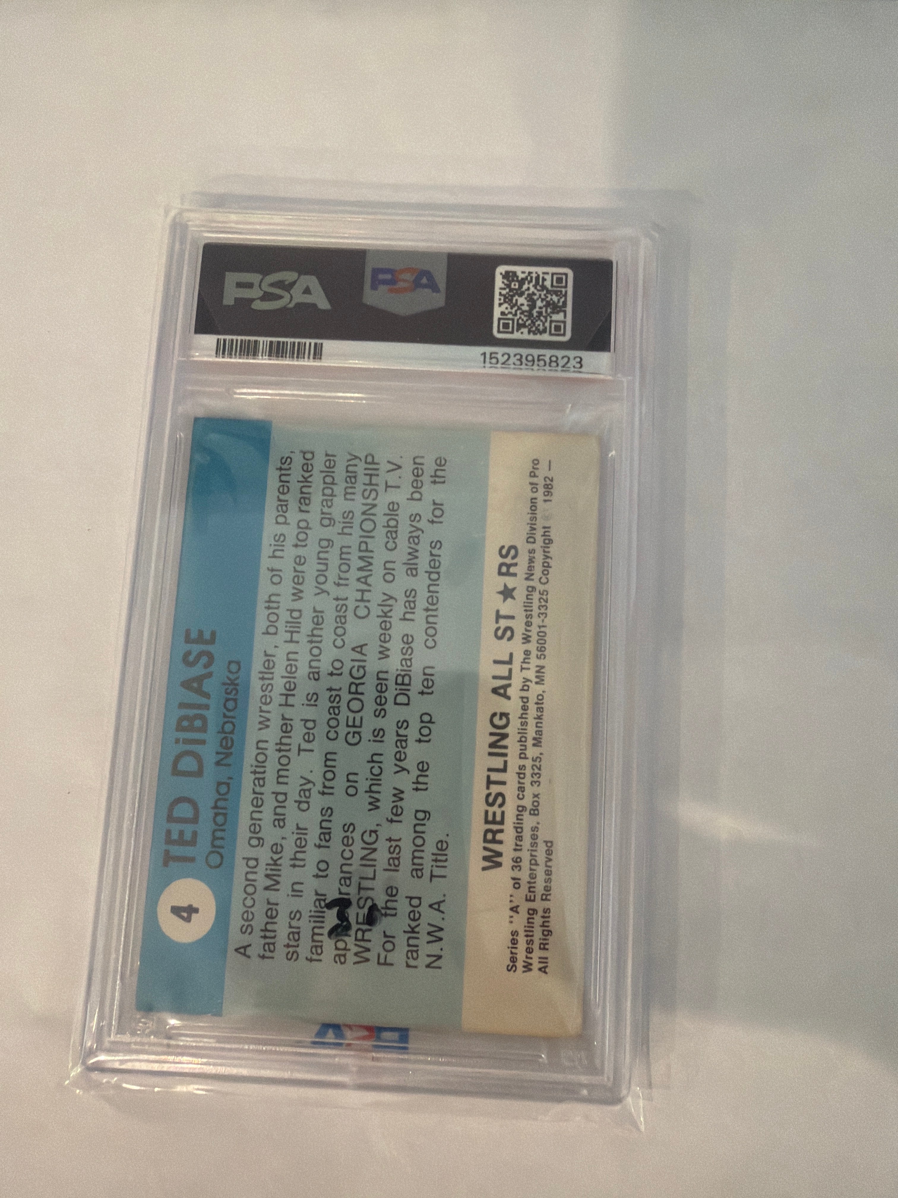 1982 Wrestling Ted Dibiase All stars series A PSA6