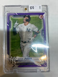 2021 Bowman Aaron Judge Purple 221/250