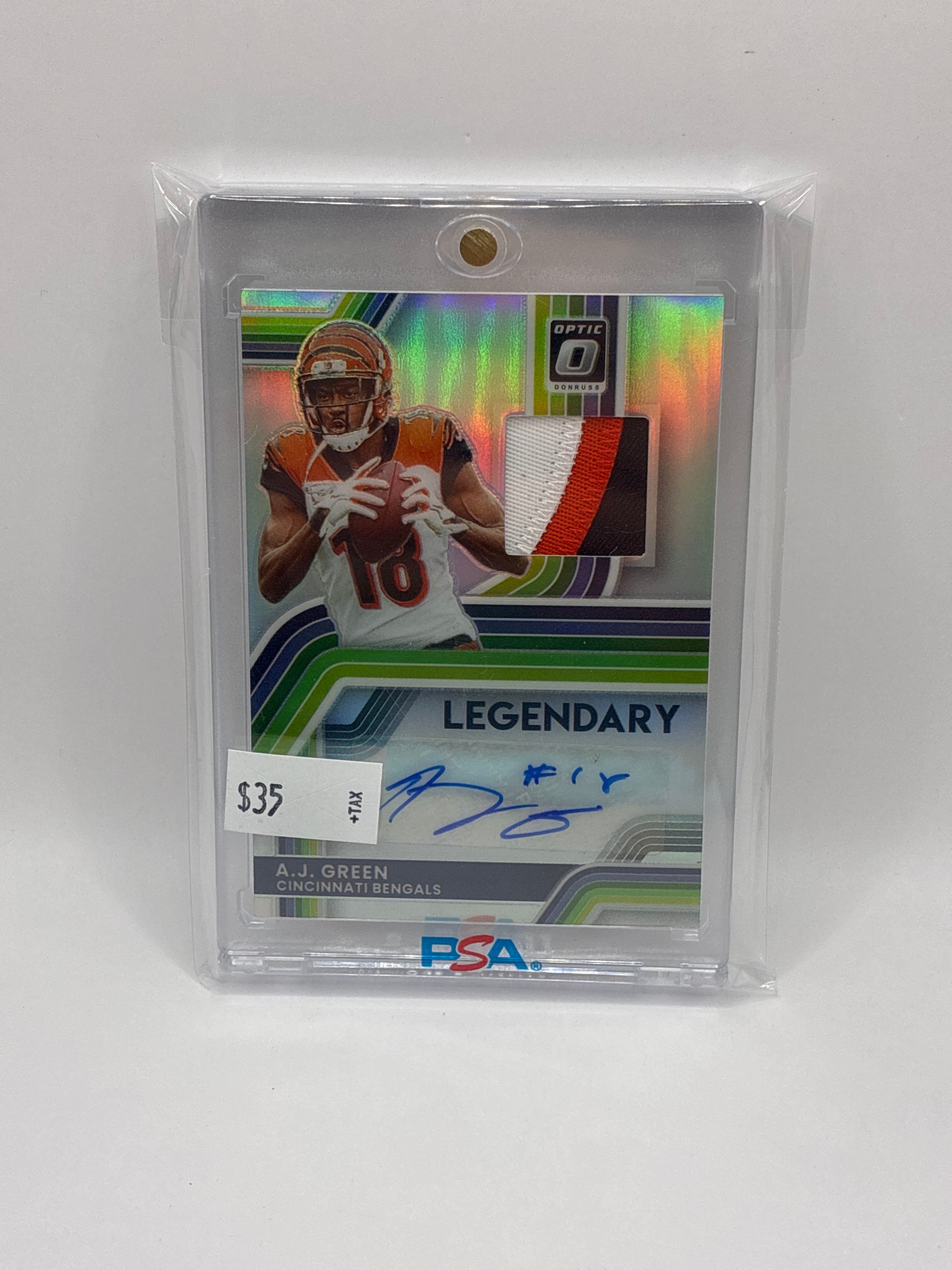 2025 Panini DonRuss Optic A.J. Green Legendary Patch 04/35