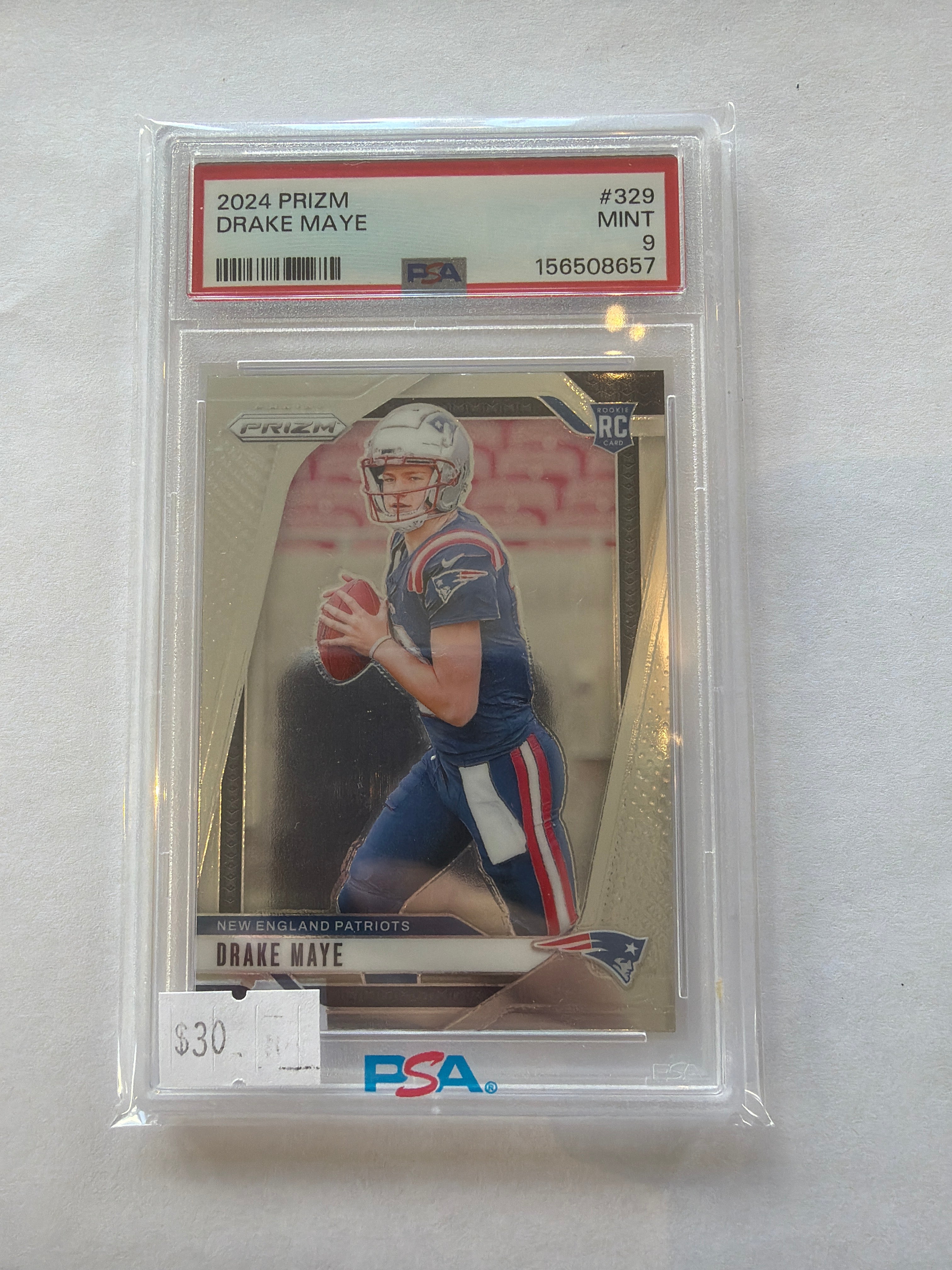 2024 Prizm Drake Maye PSA9