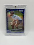 2025 Panini Prizm Rookies Nick Emmanwori #320 Black and Blue Checker Prizm