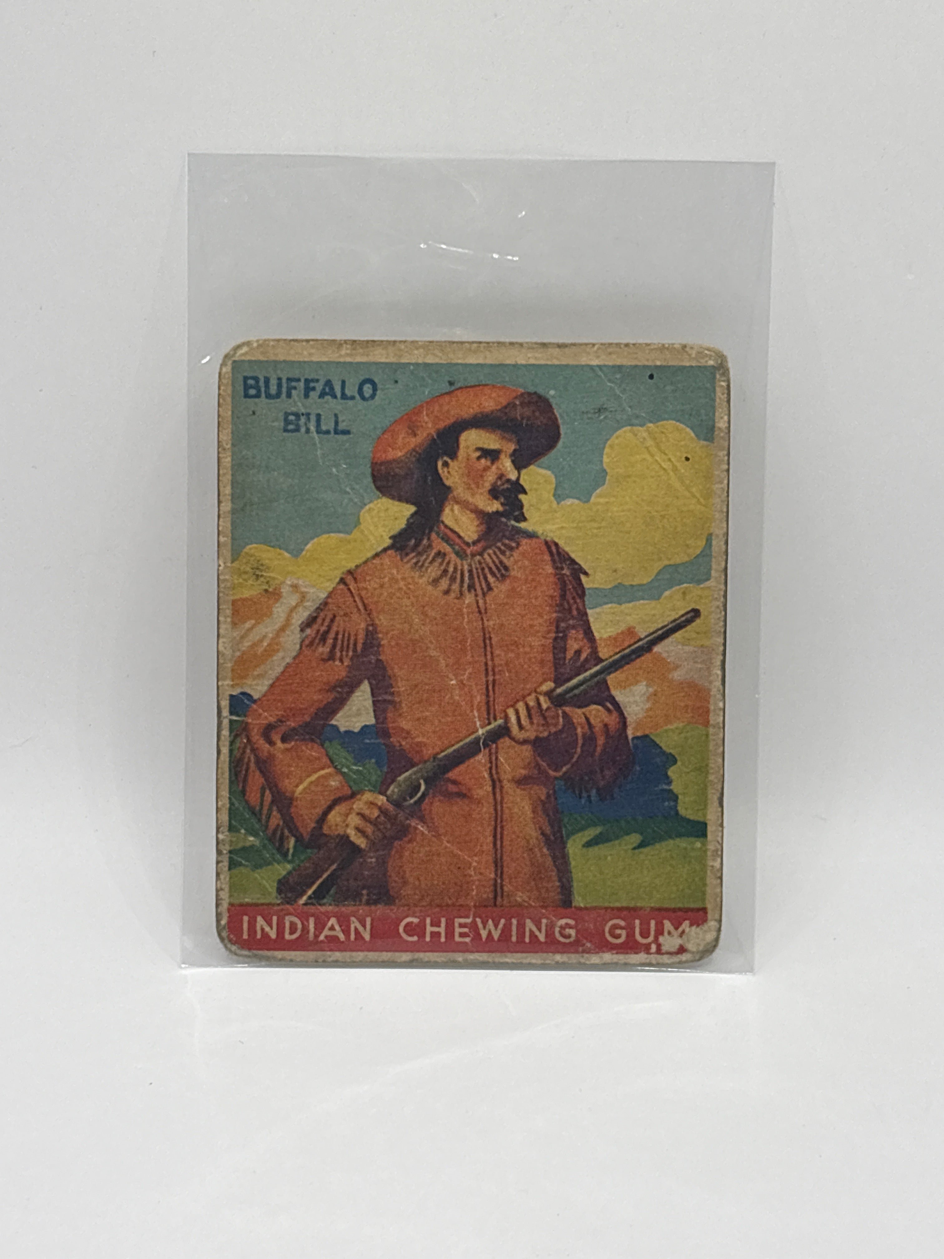 1933 GOUDEY INDIAN GUM #60 BUFFALO BILL  NON SPORTS TRADING CARD