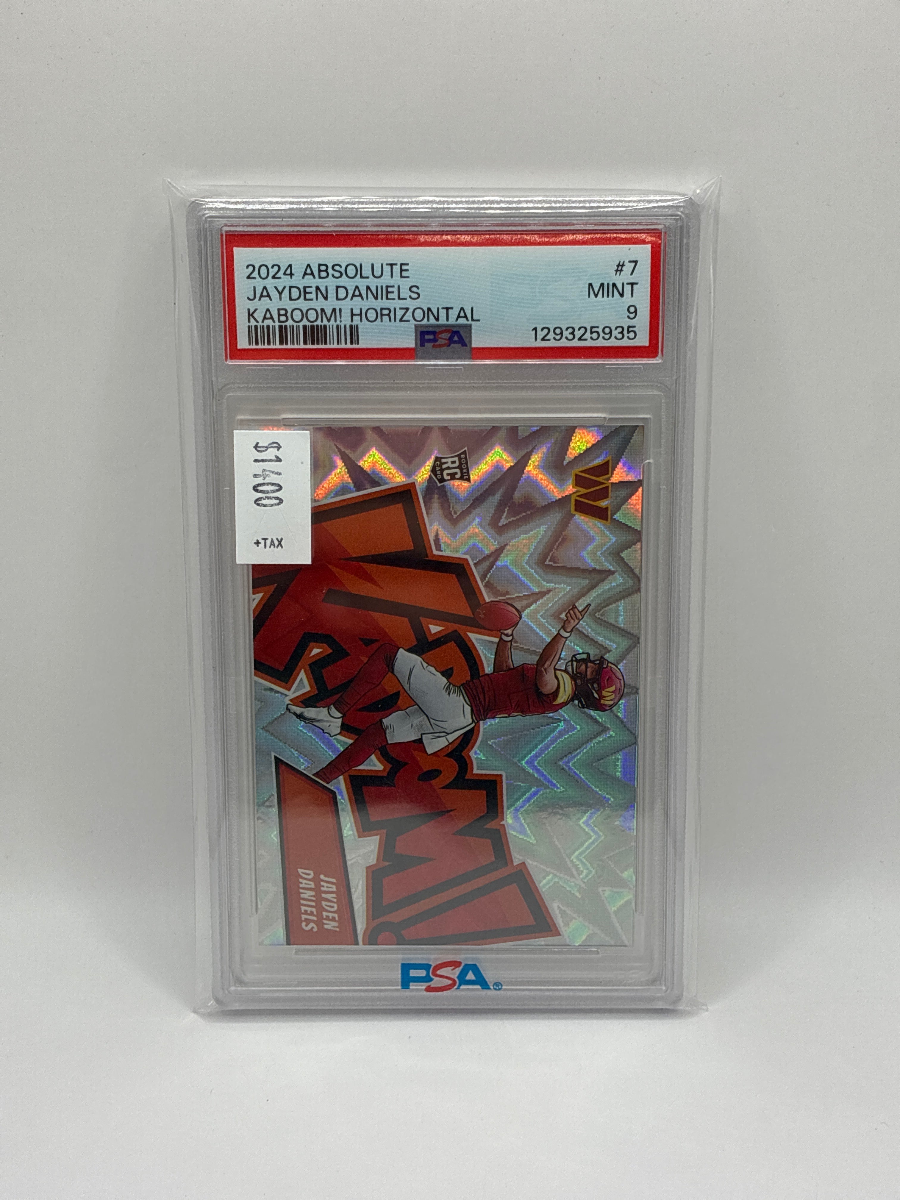 2024 Panini Absolute Jayden Daniels Horizontal Kaboom! #7 PSA 9