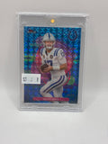 2025 Topps Finest Daniel Jones Blue Geometric 05/75
