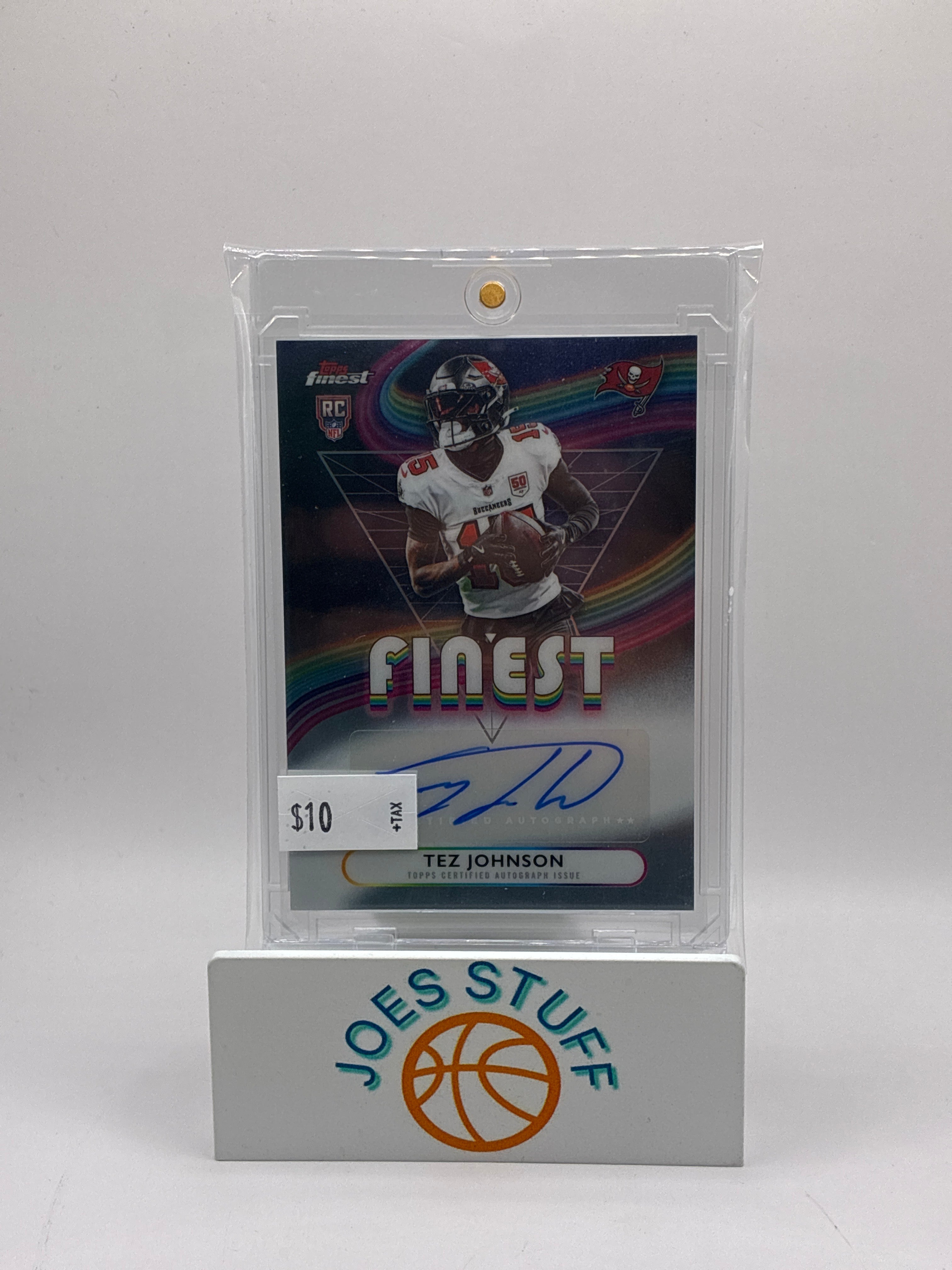2025 Topps Finest Tez Johnson Finest Rookie Autograph Refractor