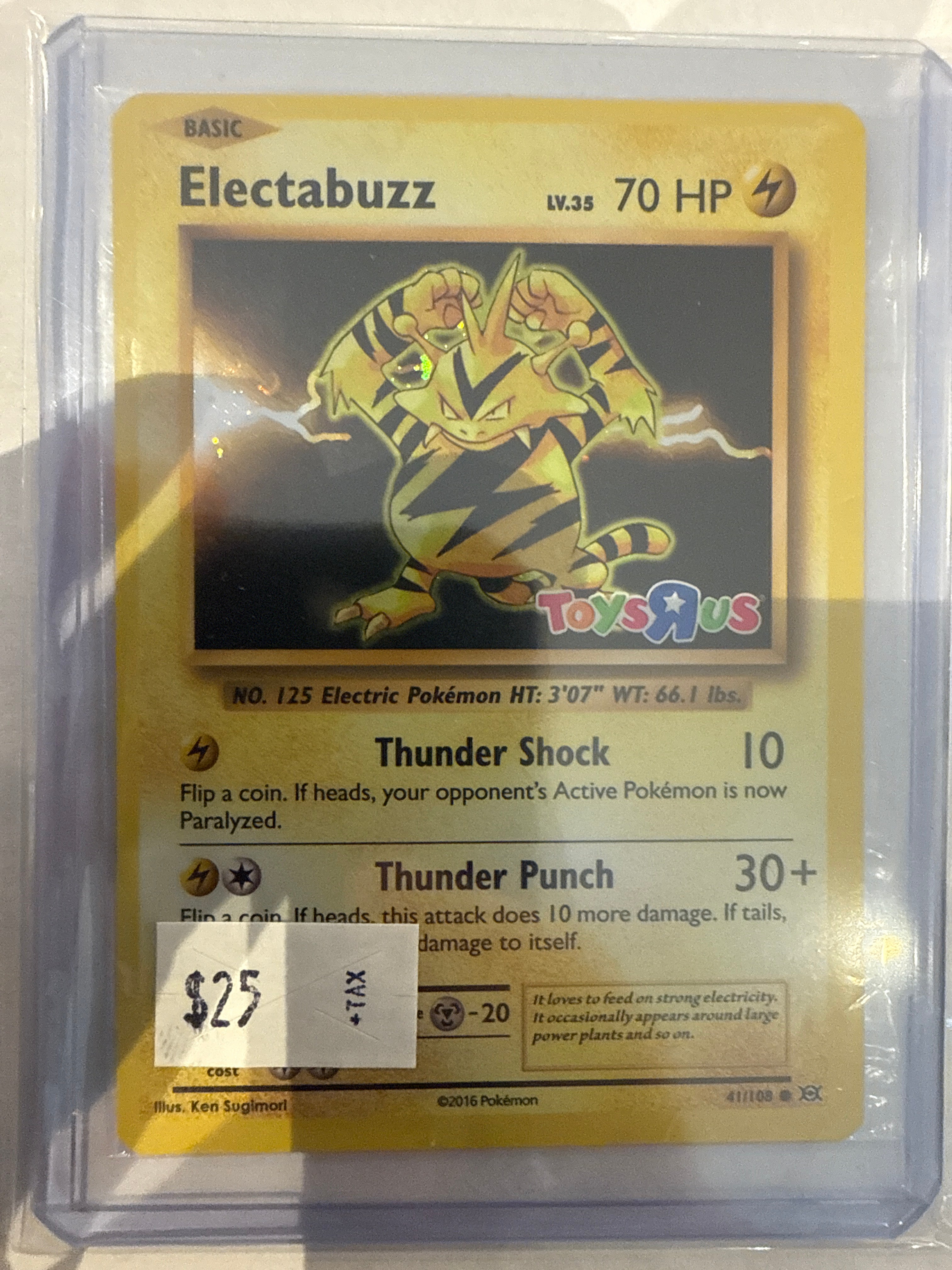 Electrabuzz Sealed Toys R Us Promo 411/08