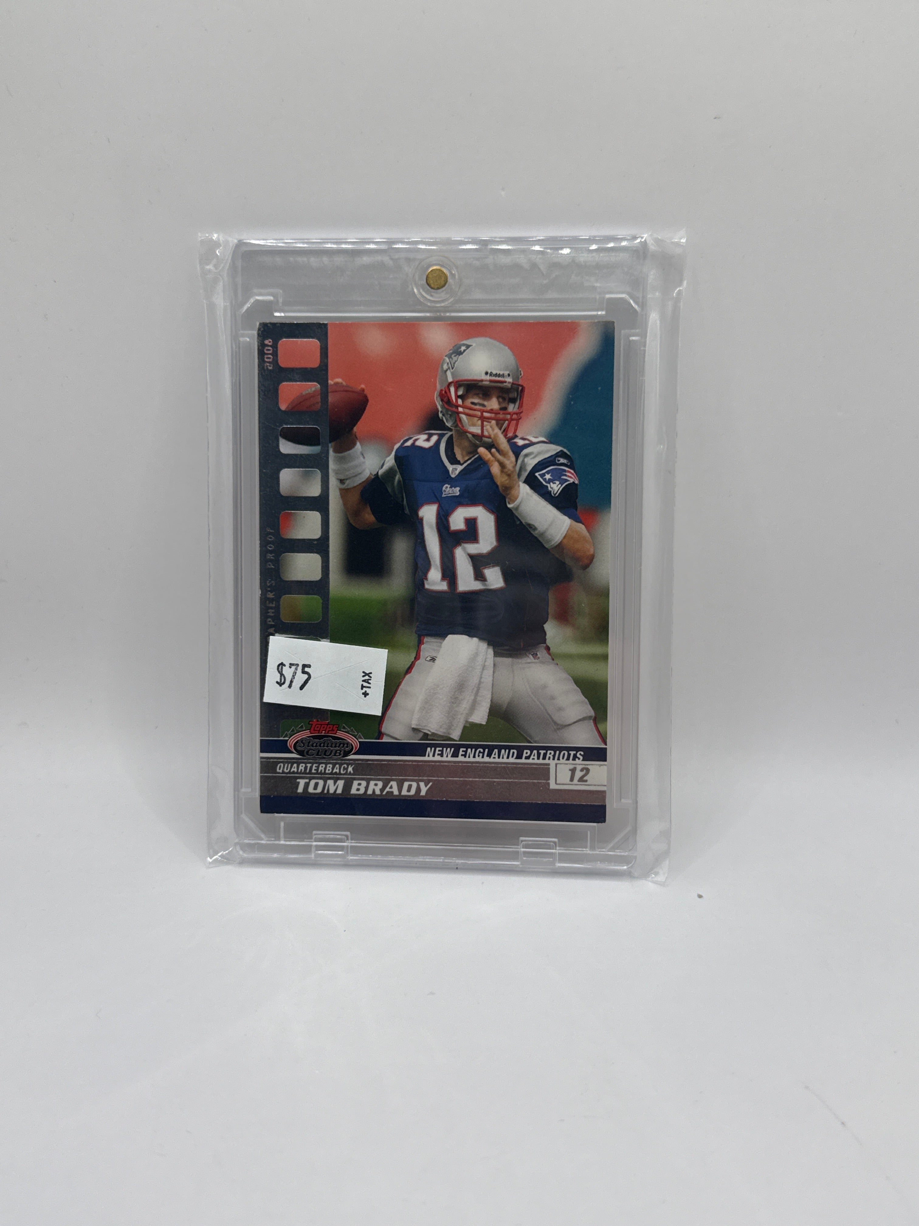 2008 Topps Stadium Club Tom Brady Photographers Proof 028/199