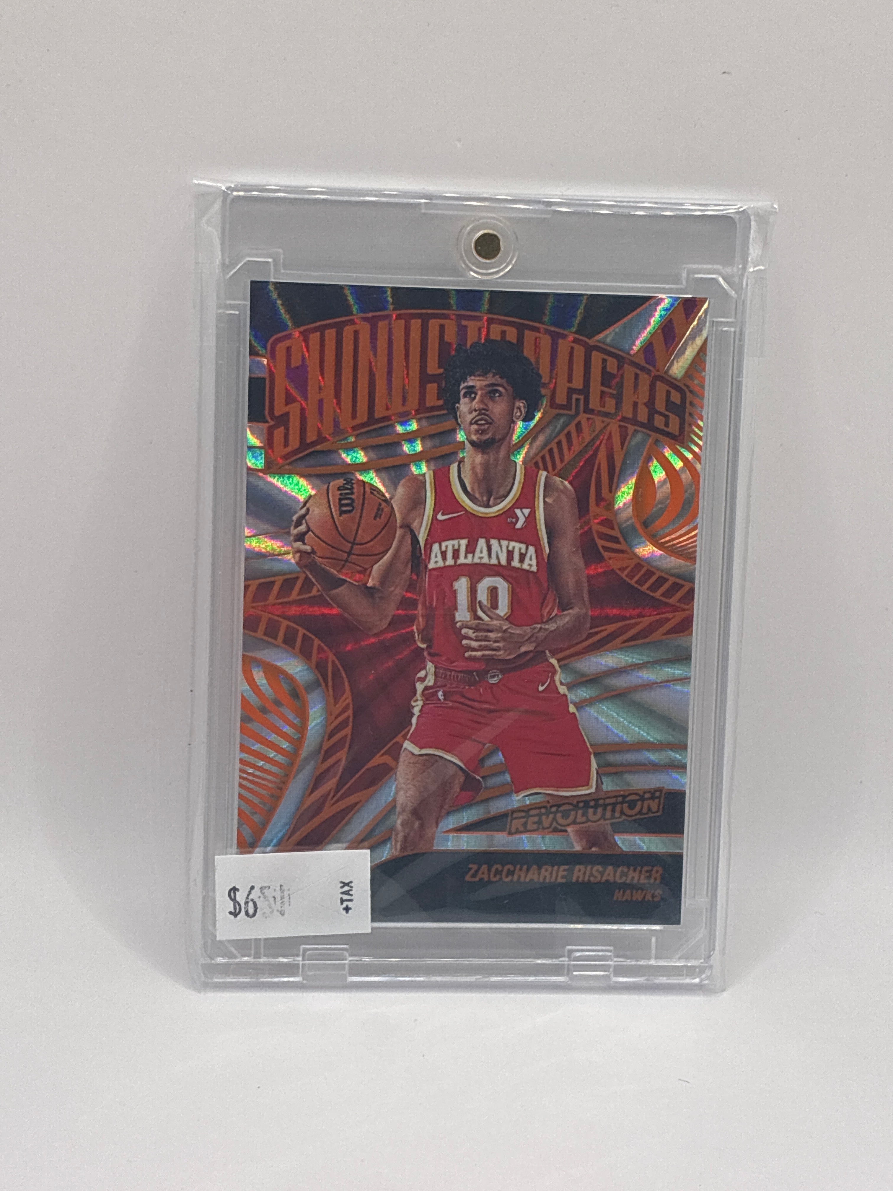 2025 Panini Revolution Zaccharie Risacher Showstoppers Orange 68/75