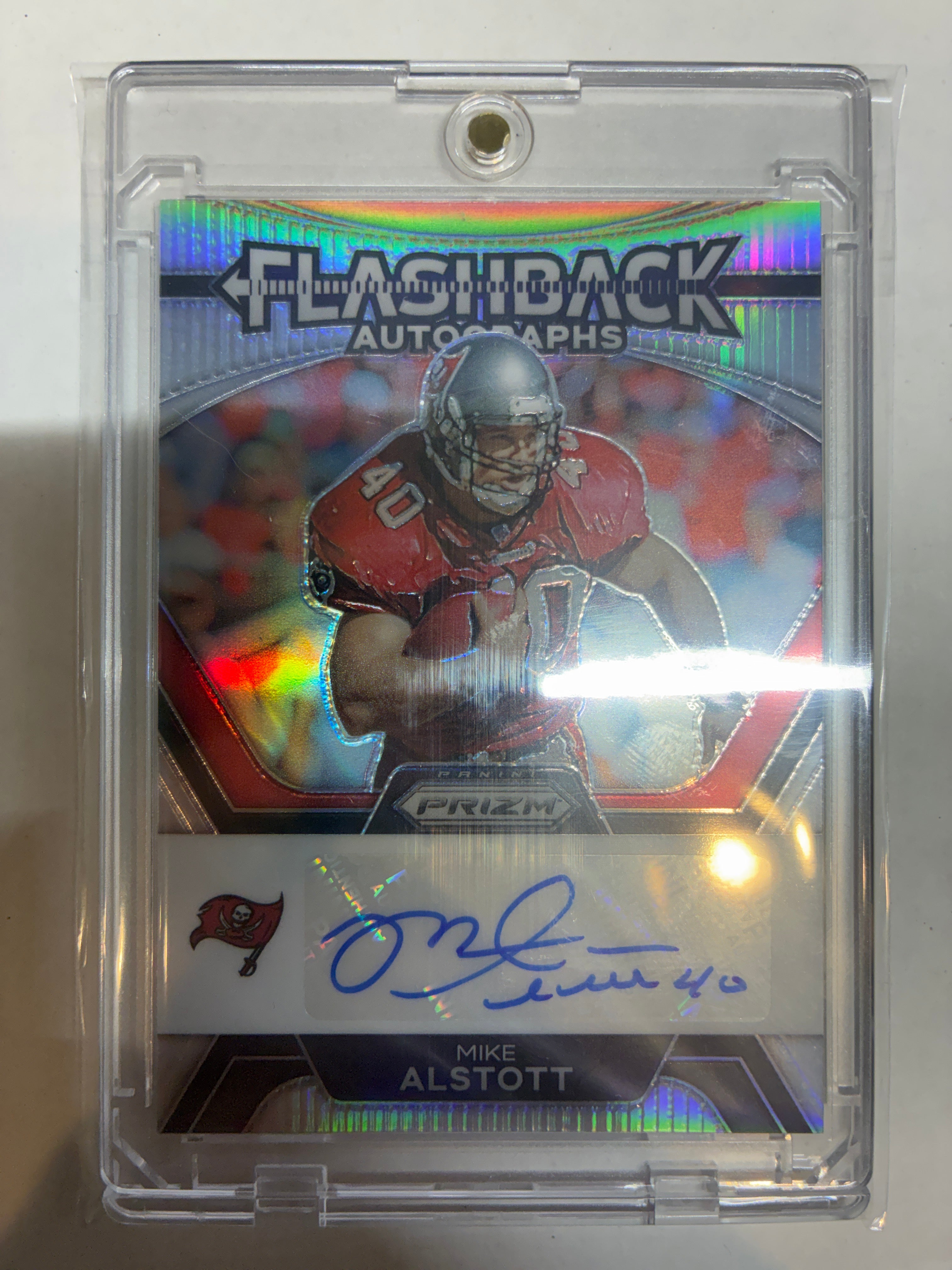 2023 Panini Prizm Flashback Autographs Mike Alstott #FA-MA 45/50