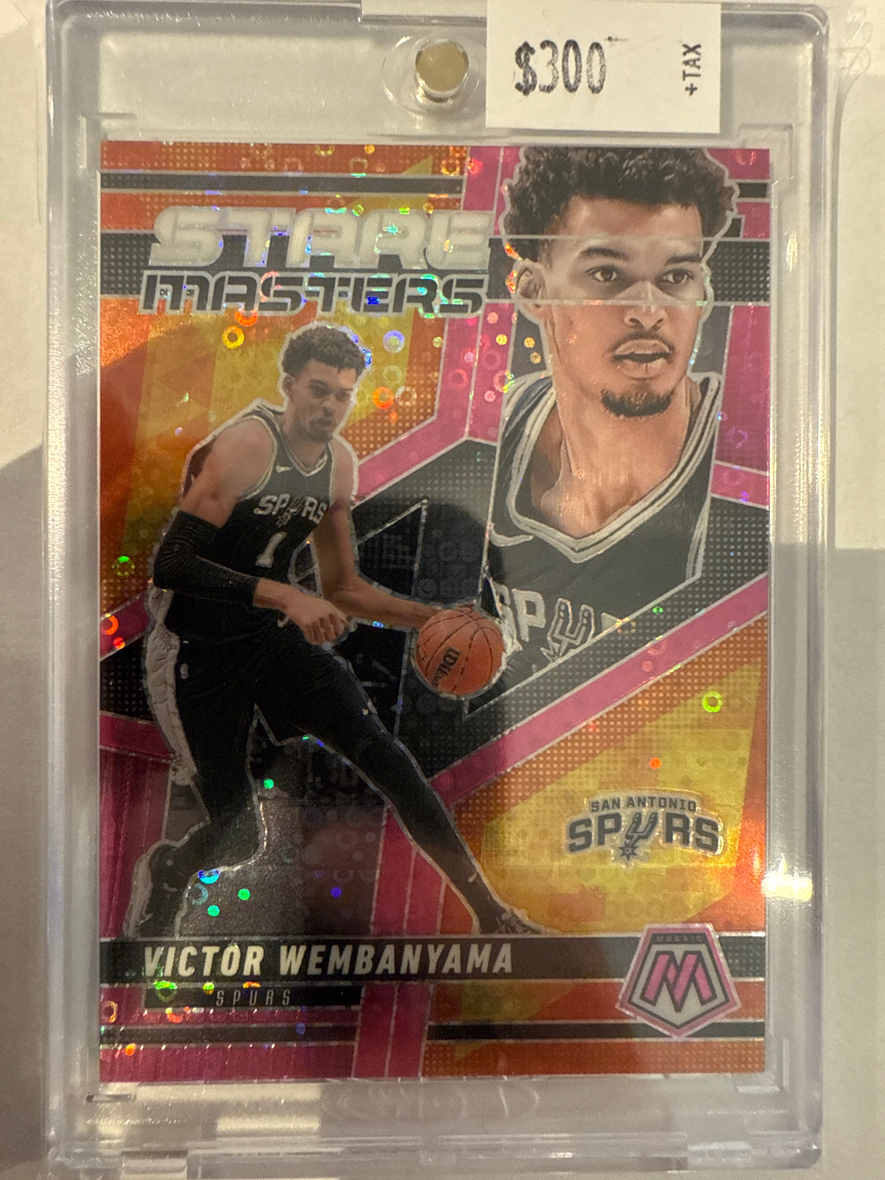 2024 Mosaic Victor Wembanyama Stare Masters Pink Disco 9/20