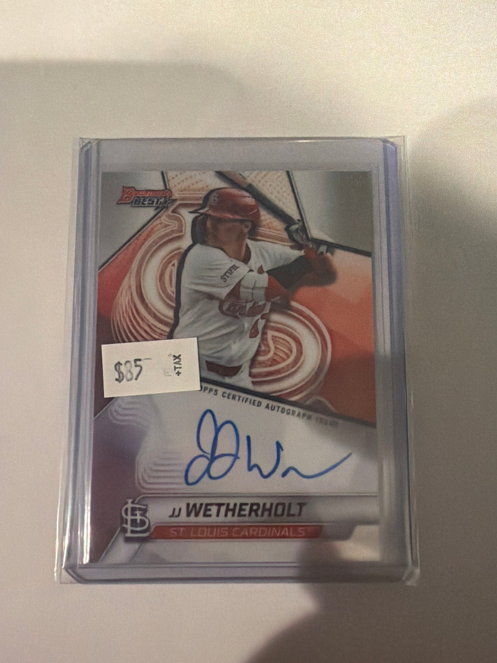 2025 Bowman’s Best JJ Wetherholt Auto