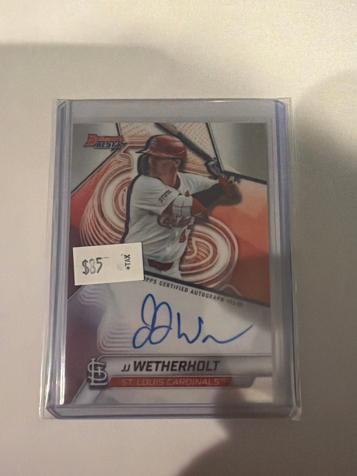 2025 Bowman’s Best JJ Wetherholt Auto