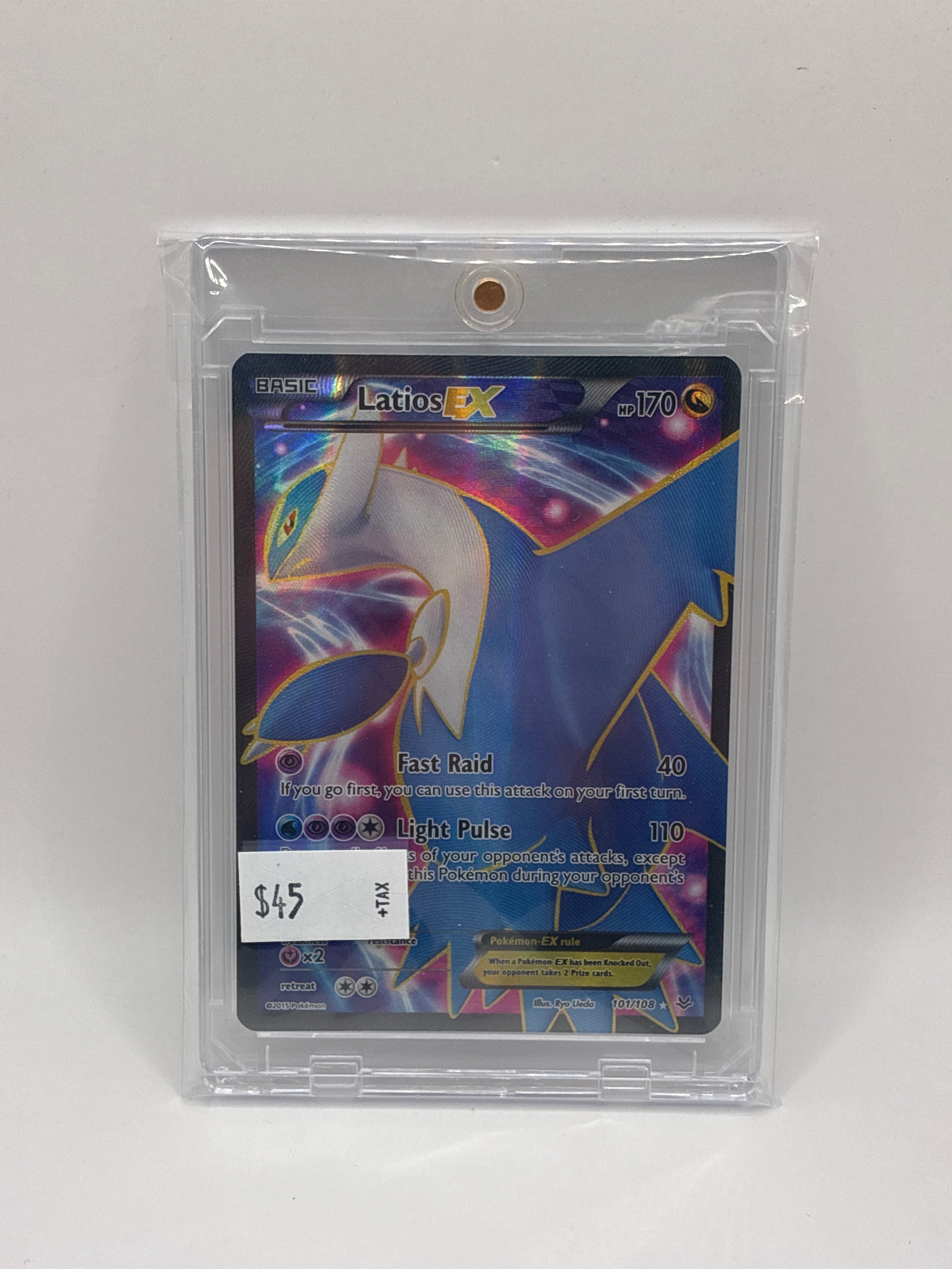 Latios EX (101 Full Art) 101/108 Roaring Skies Holo