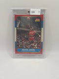 1996-97 Fleer Ultra Fleer Premiere Ultra Decade 1986 Reprints Michael Jordan #U-4