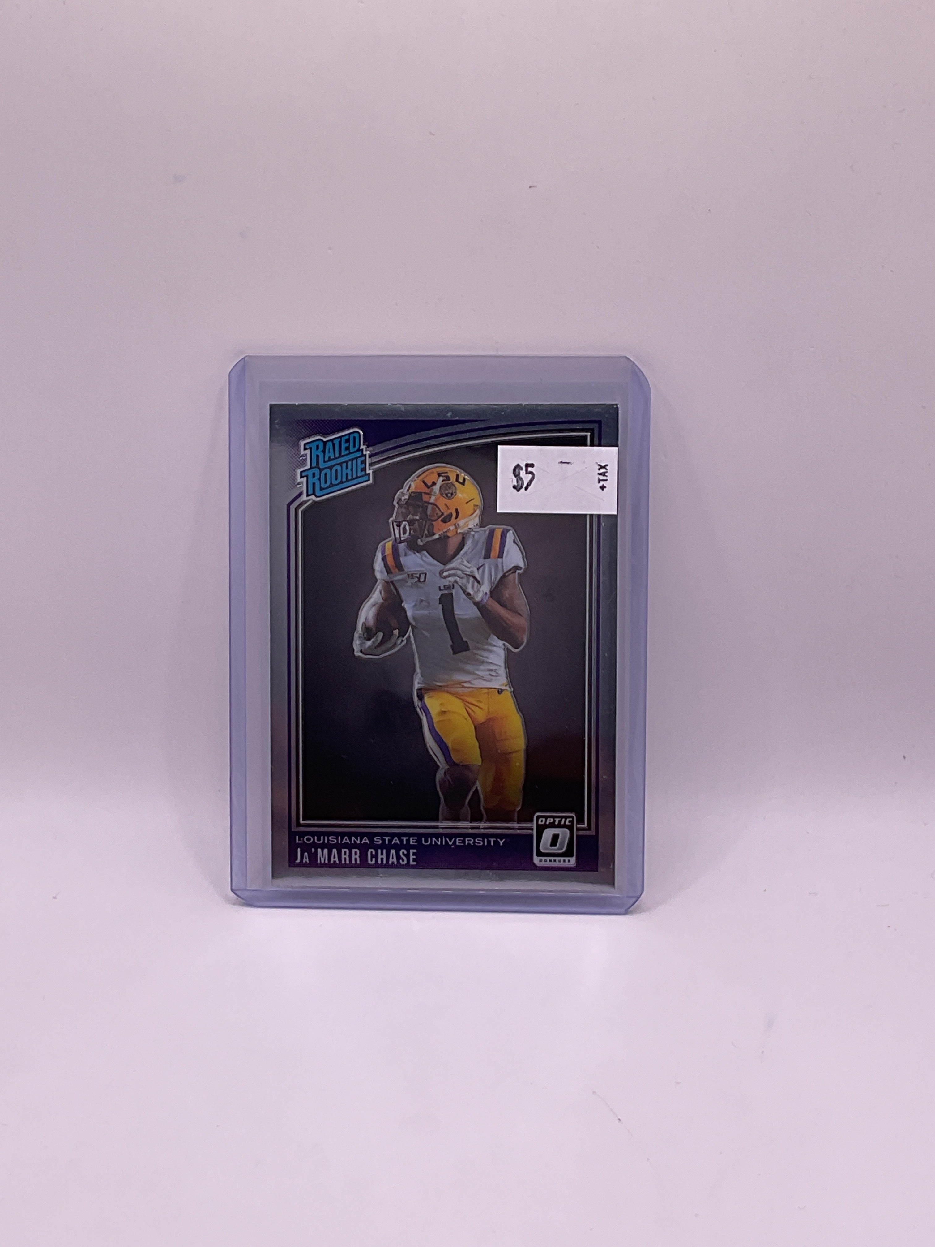 2021 Panini Chronicles Draft Picks Donruss Optic Rated Rookie Ja’Marr Chase