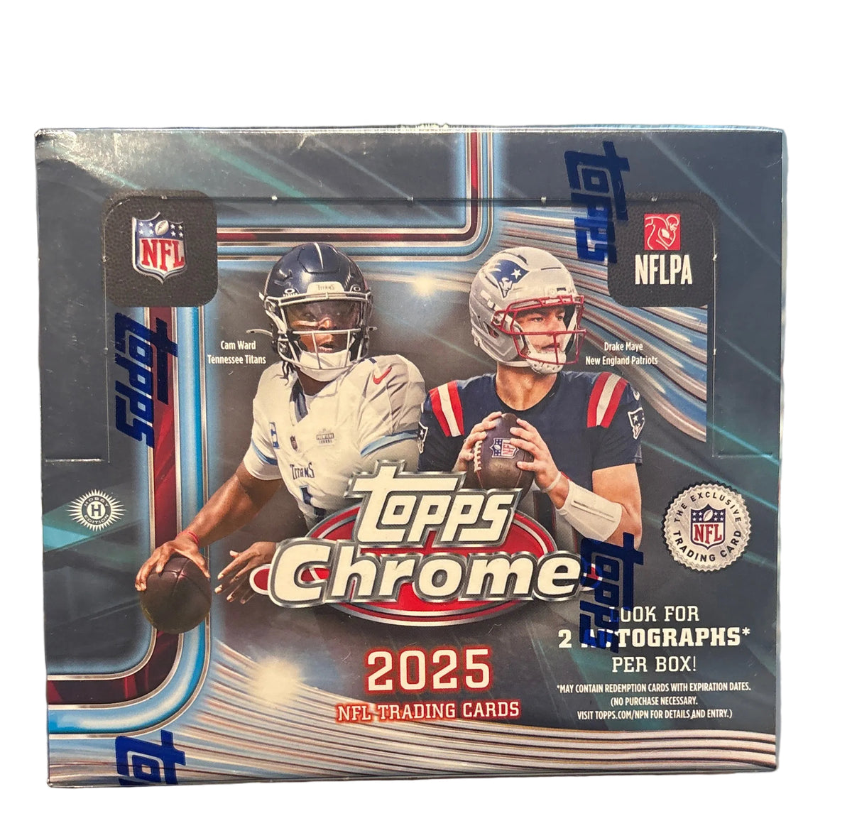 2025 Topps Chrome- Football-Hobby Jumbo