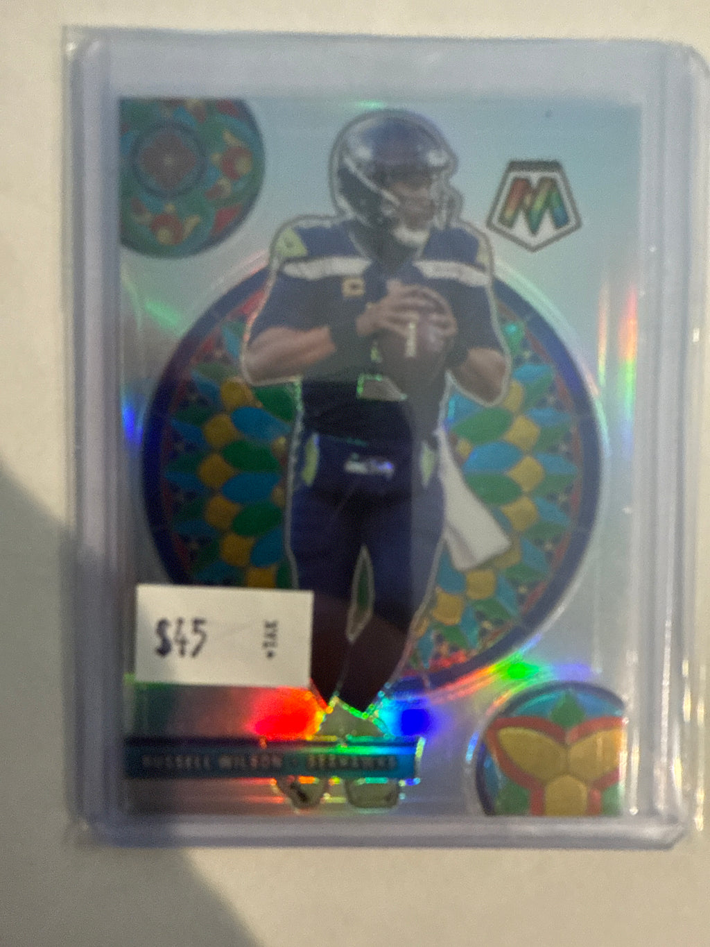 2021 Mosaic Russell Wilson Stained Glass