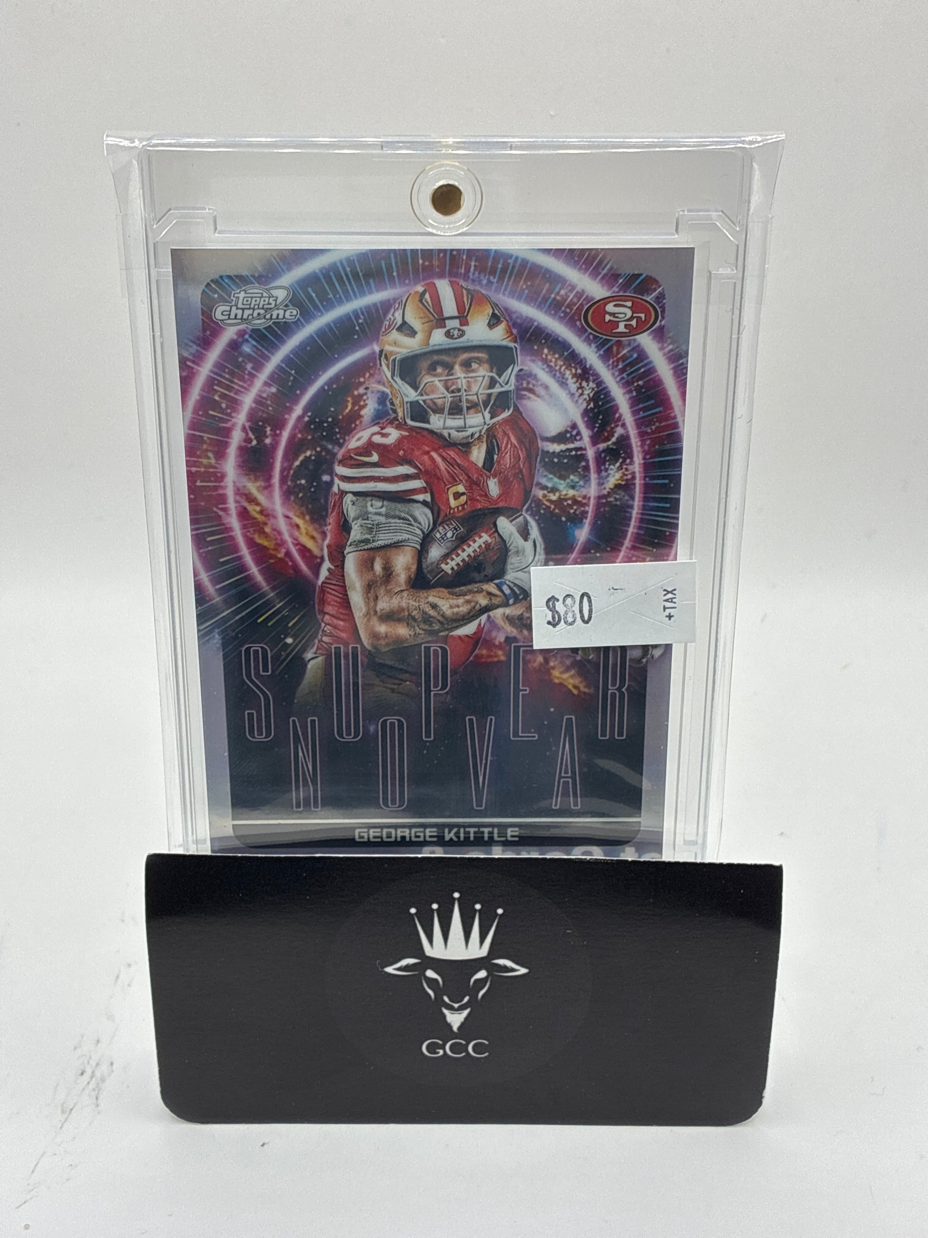 2025 Topps Cosmic Chrome George Kittle Supernova
