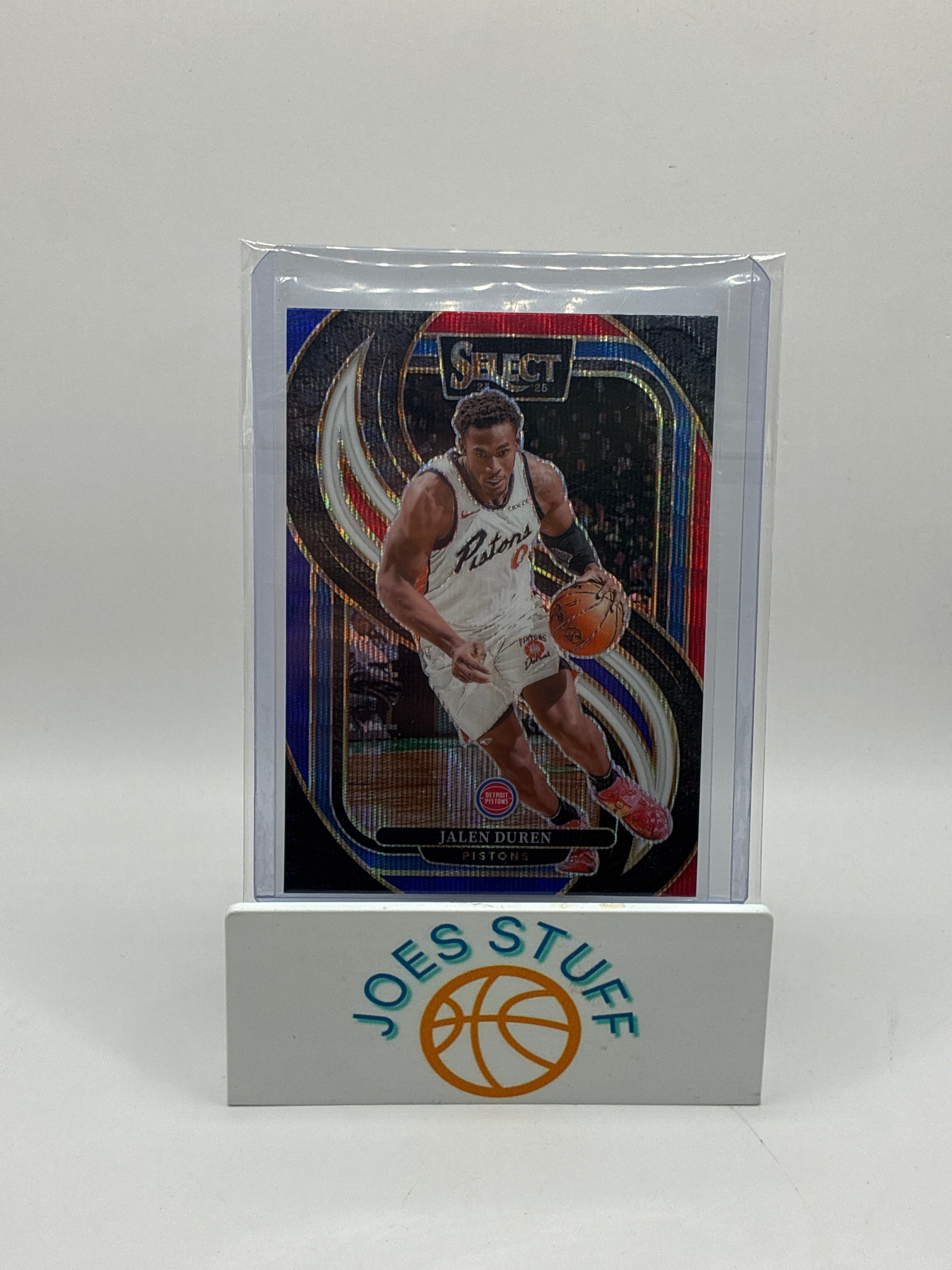 2025 Panini Select Jalen Duren Premier Level Tri Color Prizm
