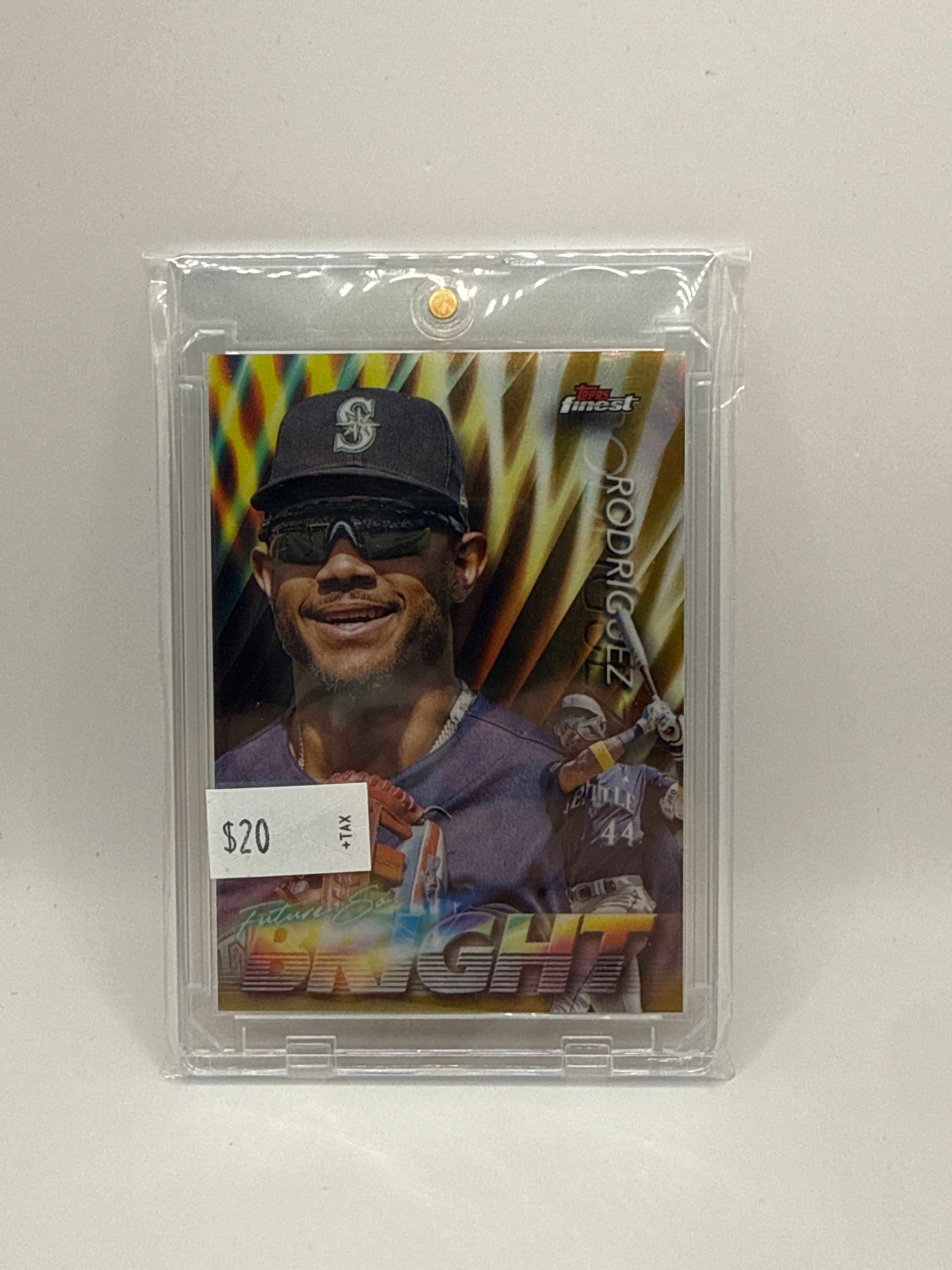 2024 Topps Finest Julio Rodríguez future so bright gold 43/50