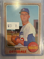 1968 Topps Don Drysdale