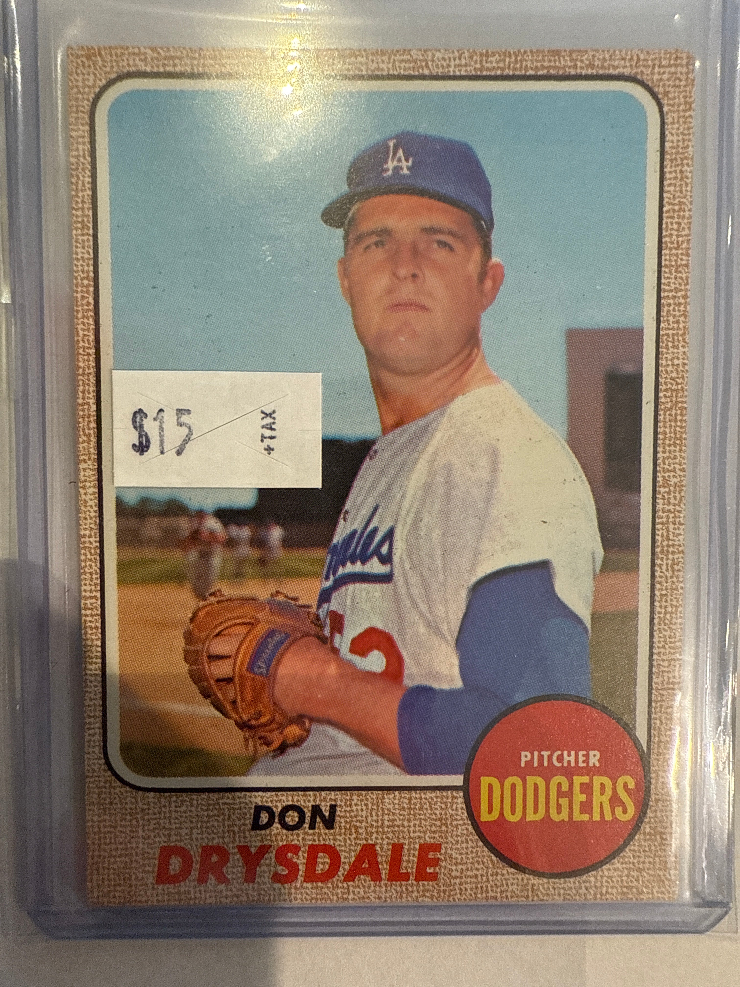 1968 Topps Don Drysdale