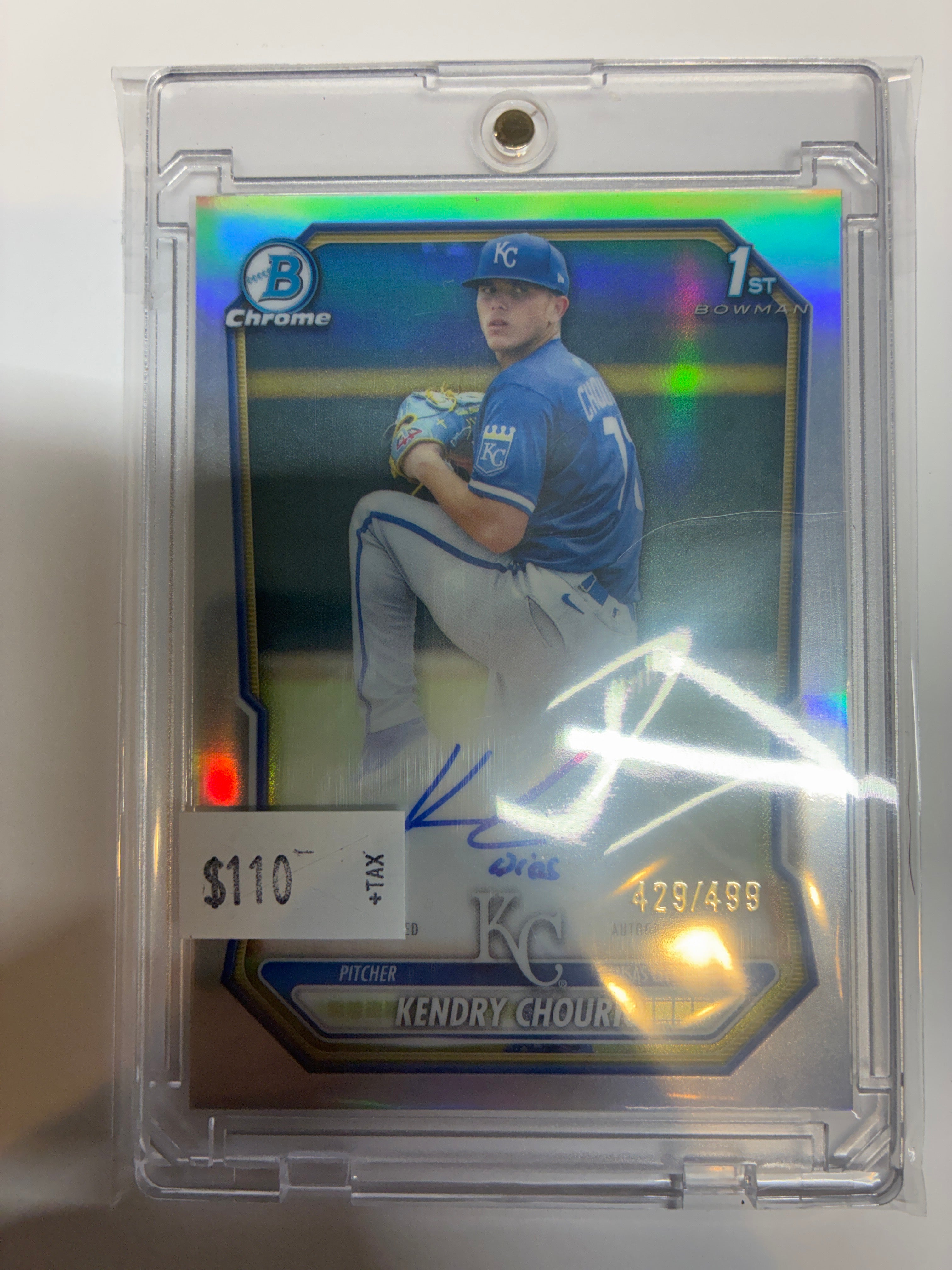 2026 Bowman Chrome Prospect Autographs Kendry Chourio #CPA-KC