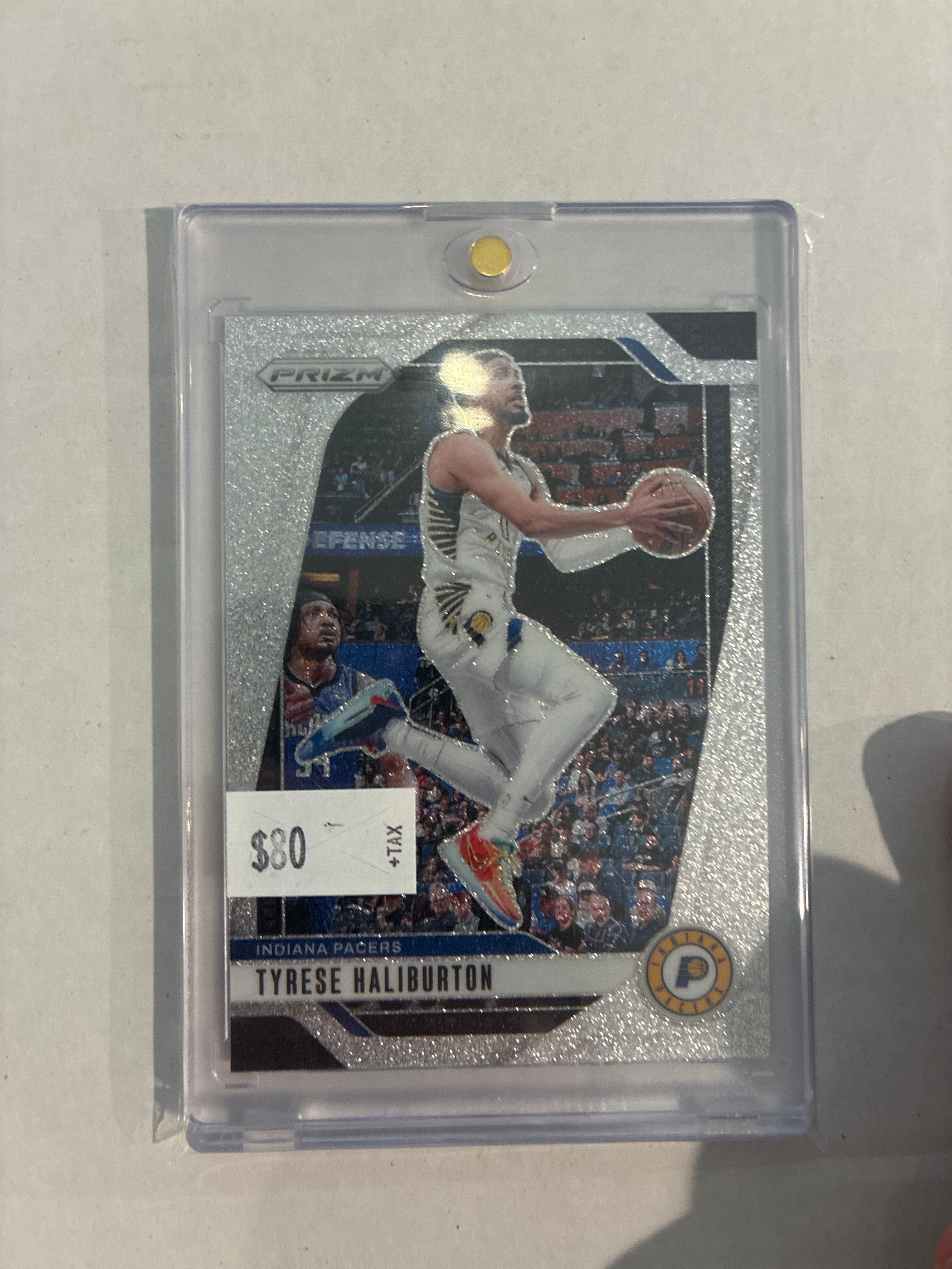2024-25 Panini Prizm Tyrese Haliburton Silver Sparkle Refractor