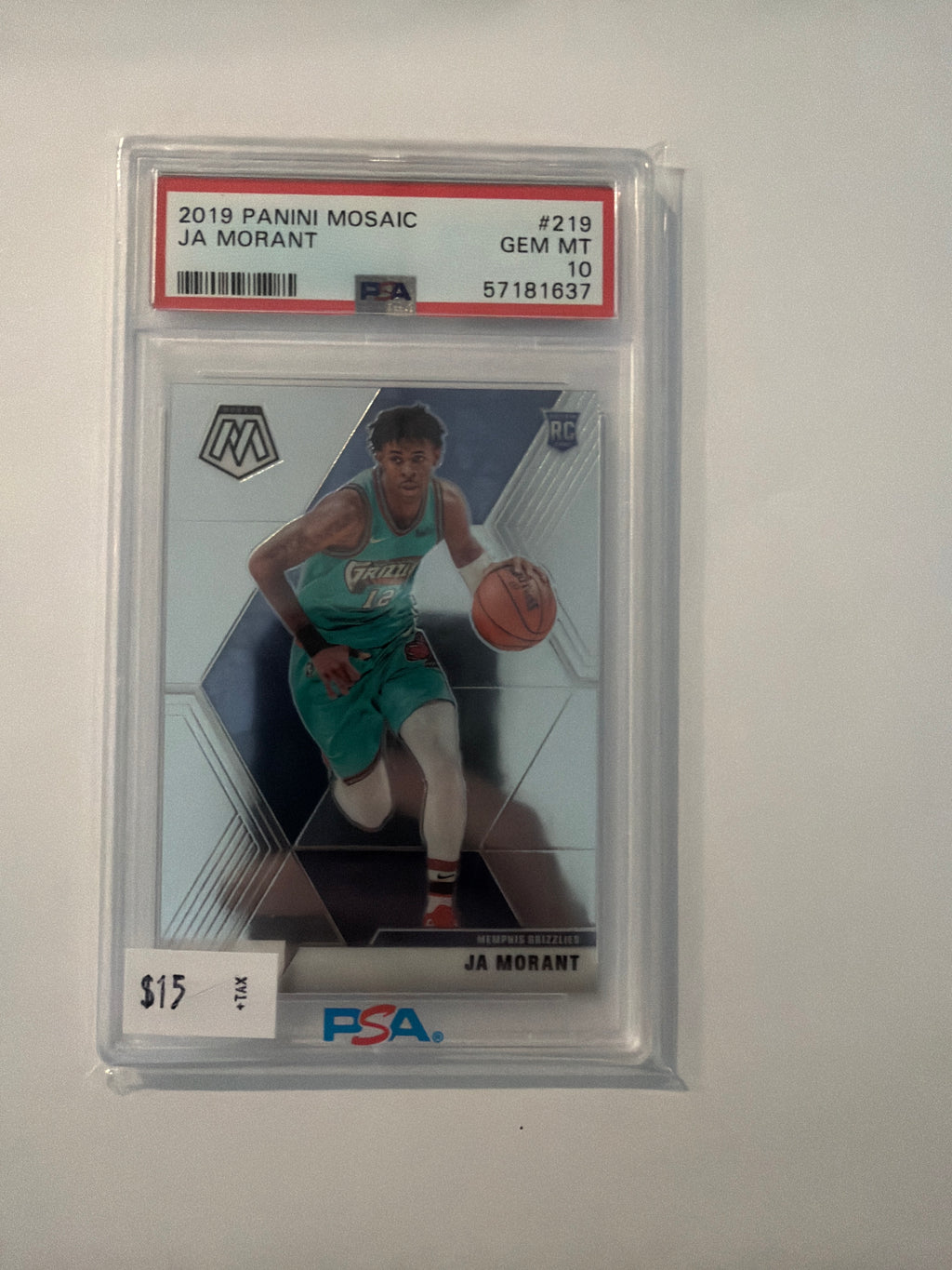 2019 mosaic Ja Morant PSA10