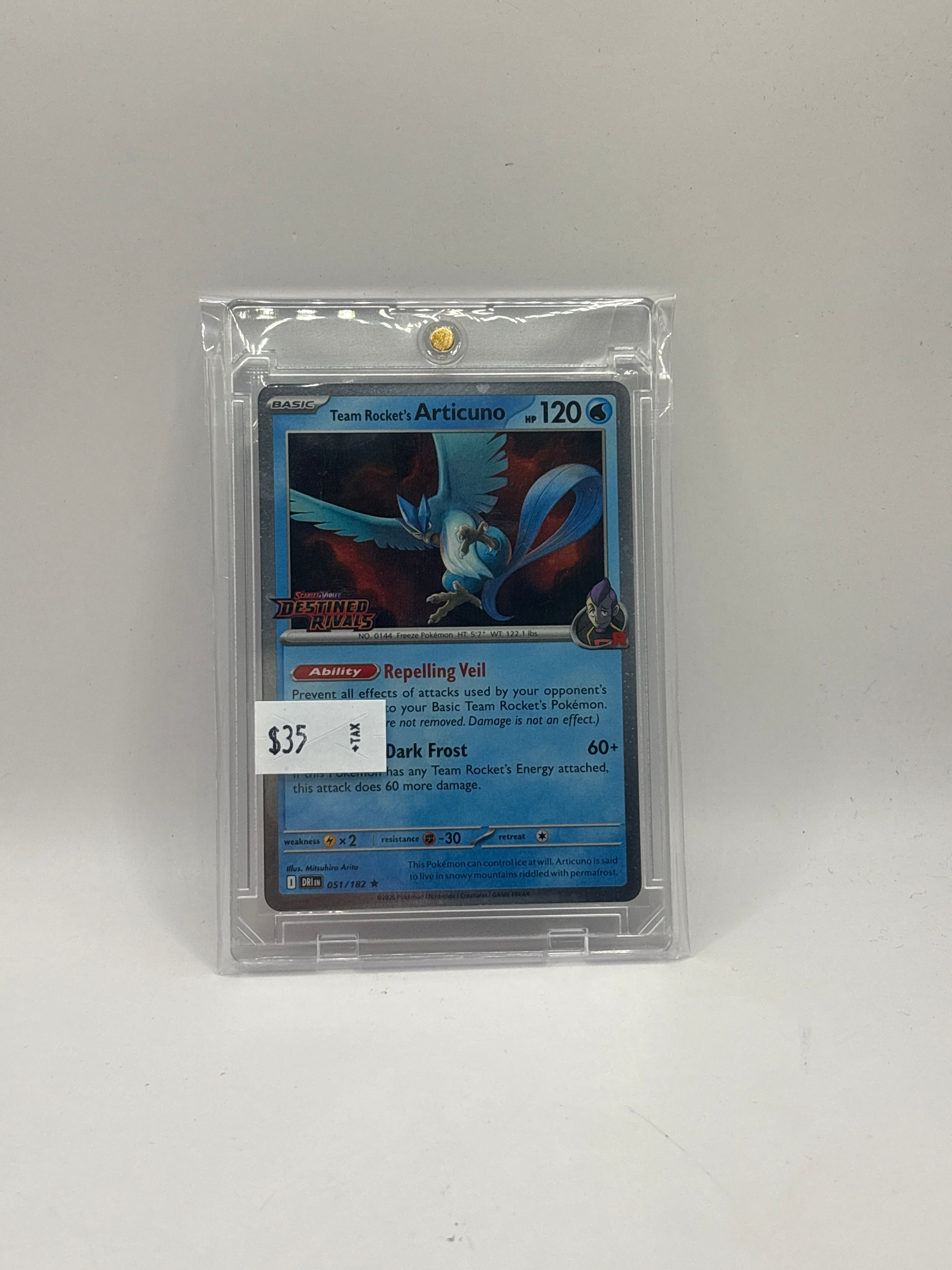 Team Rocket’s Articuno 051/182 Sv10: Destined Rivals Holo