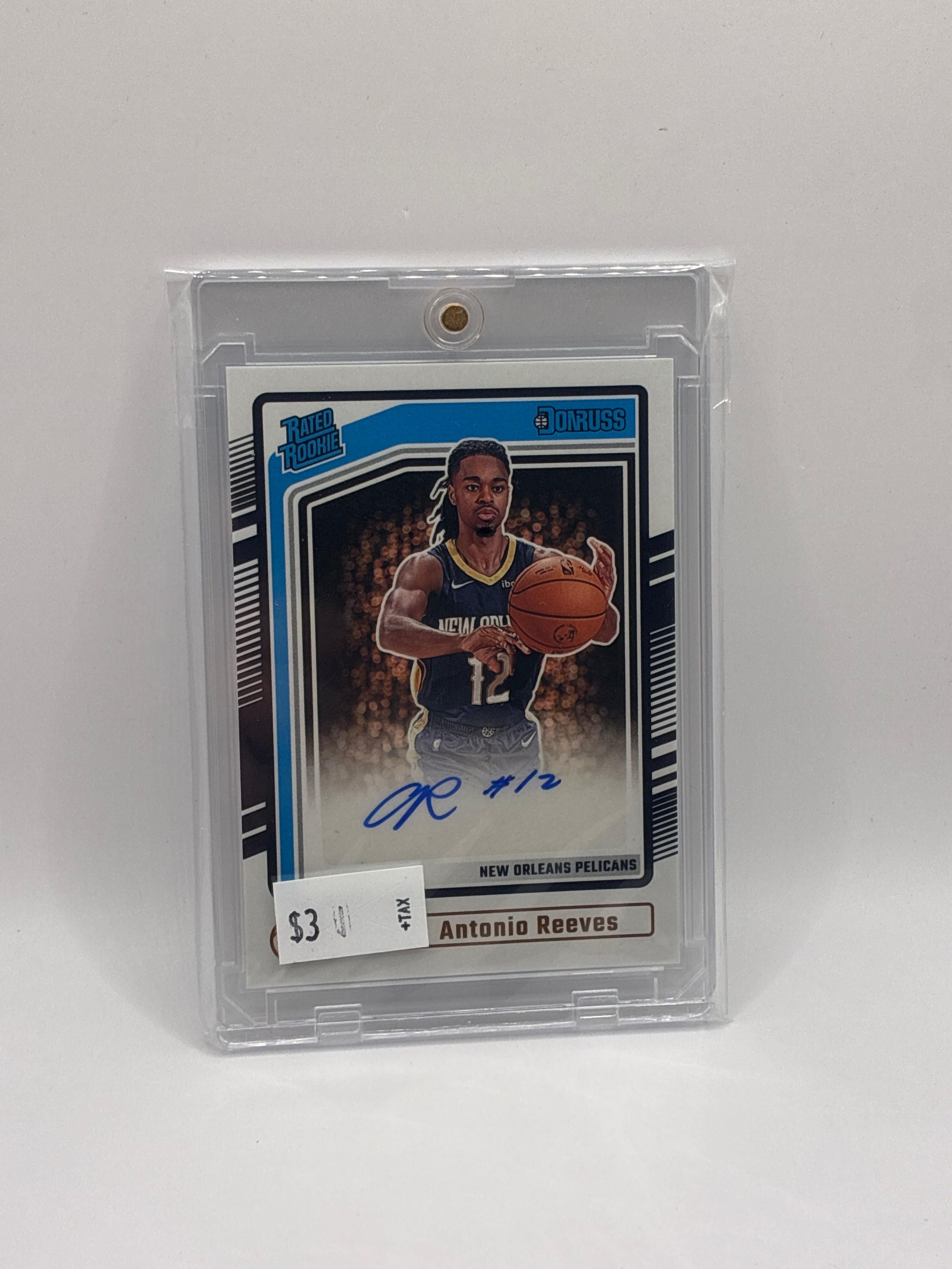 2025 Panini DonRuss Antonio Reeves Rates Rookie Autograph