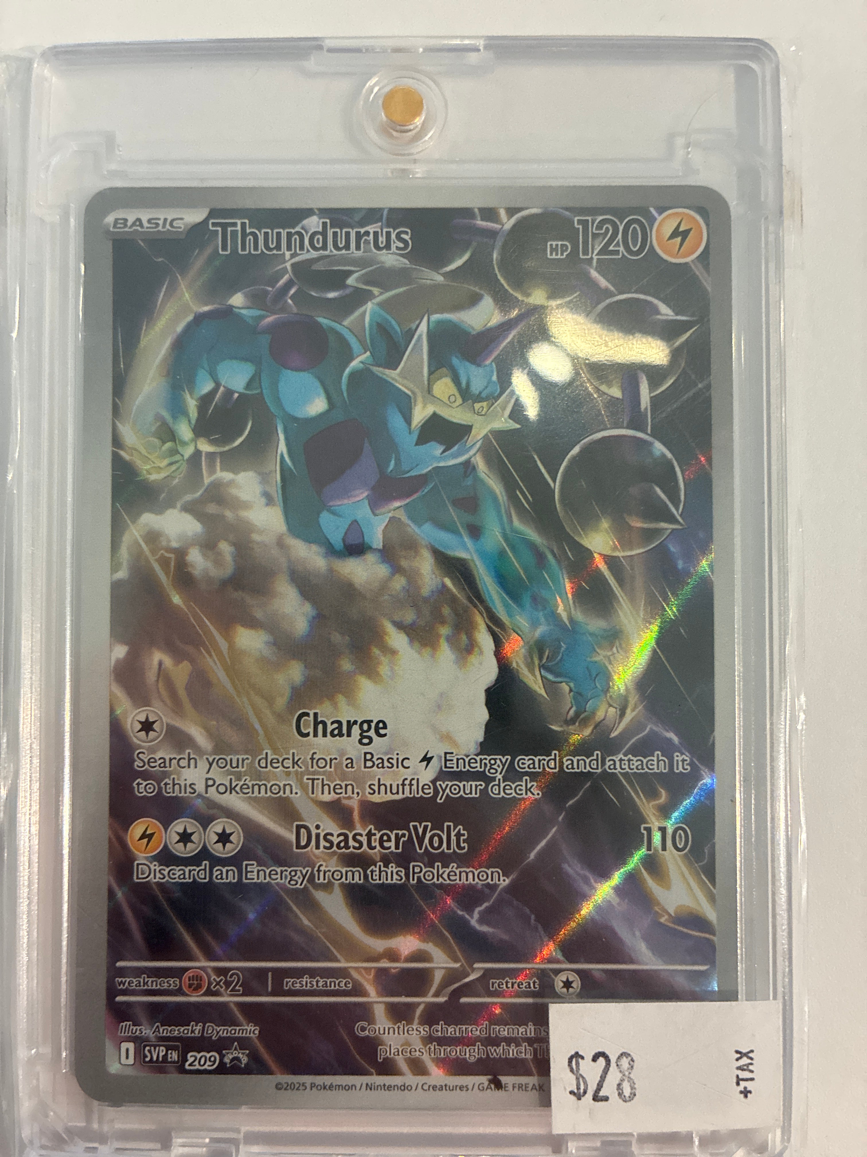 Thundurus 209 Sv: Scarlet & Violet Promo Cards Holo