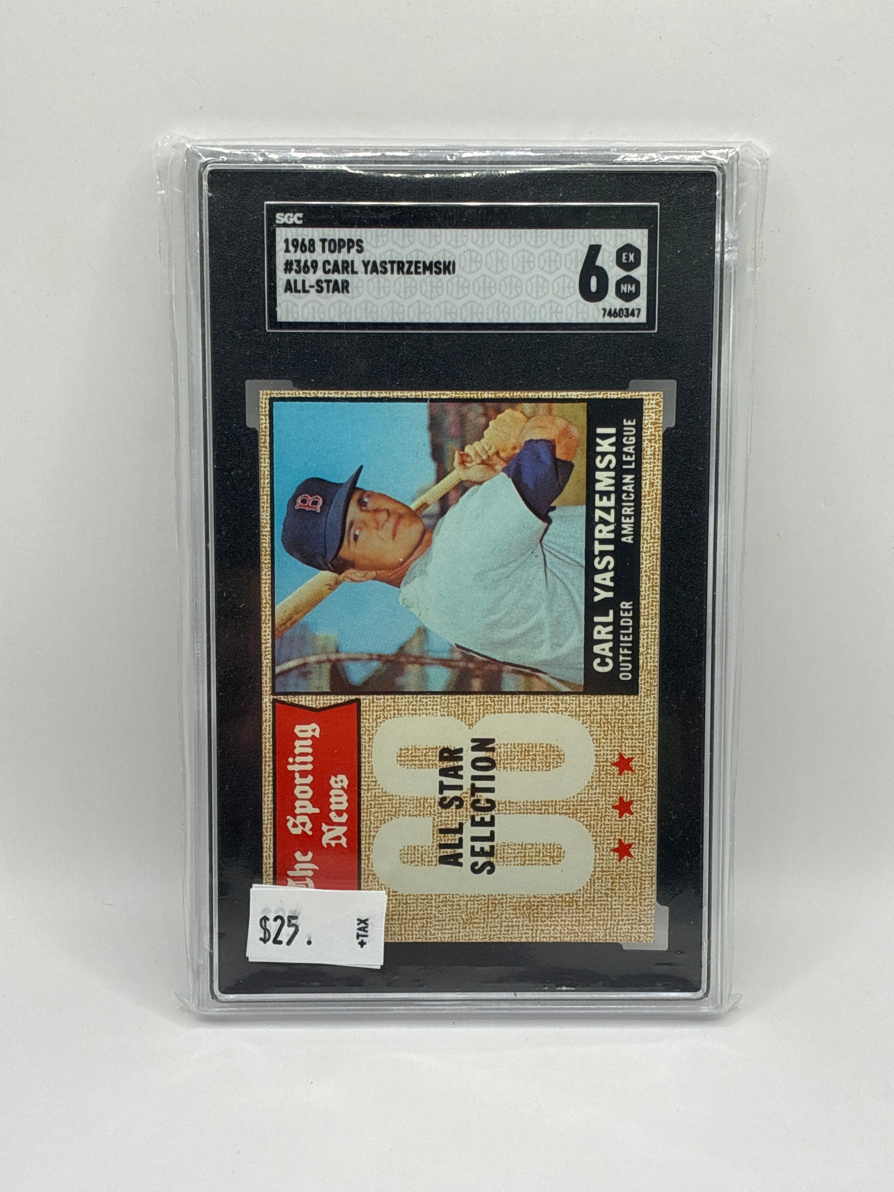 1968 Topps Carl Yastrzemski SGC 6