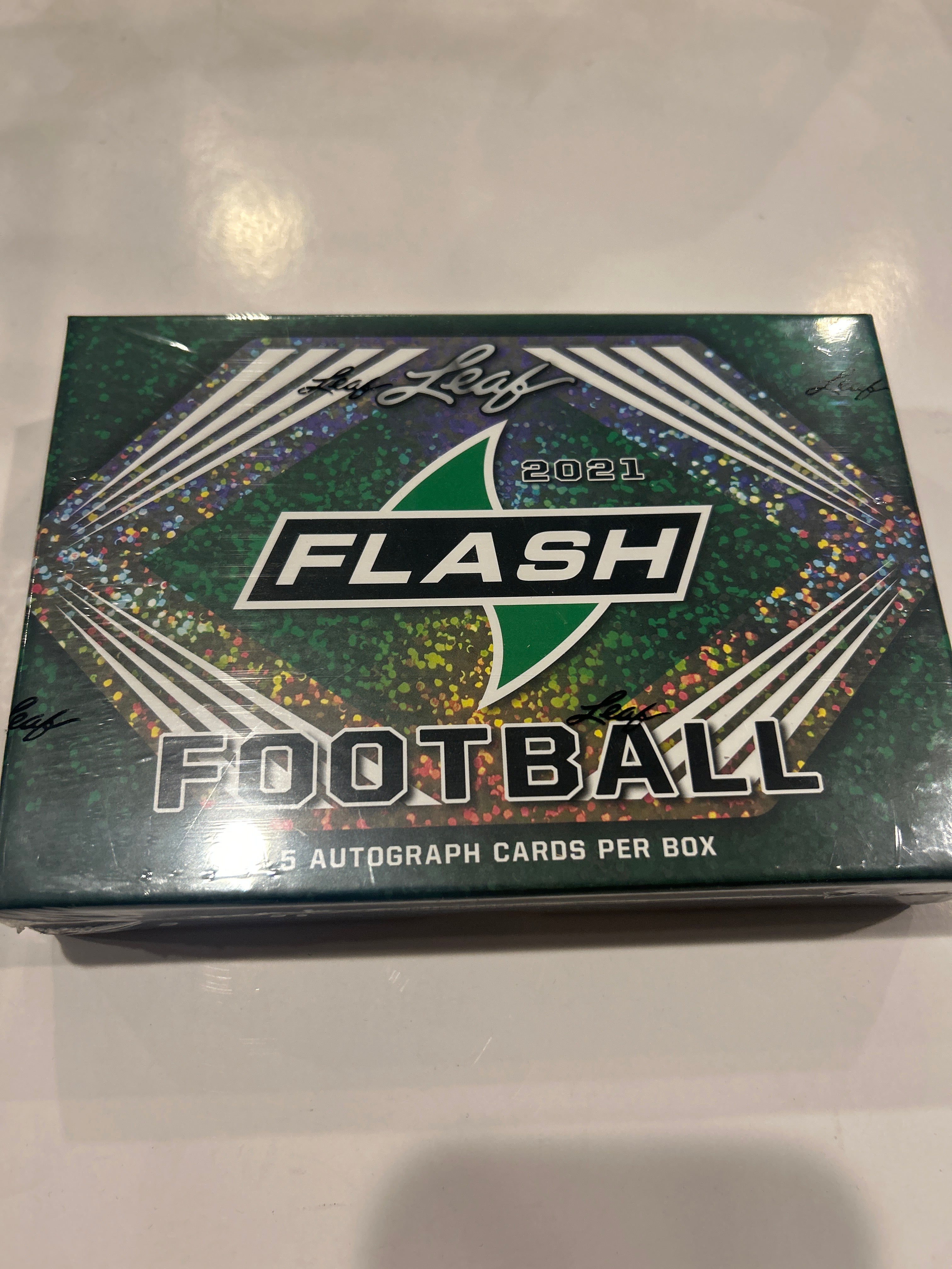 2021 Leaf Flash Football Hobby Box