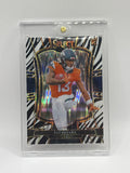 Pat Bryant ZEBRA CASE HIT 2025 Panini Select Premier Level Prizm Broncos RC