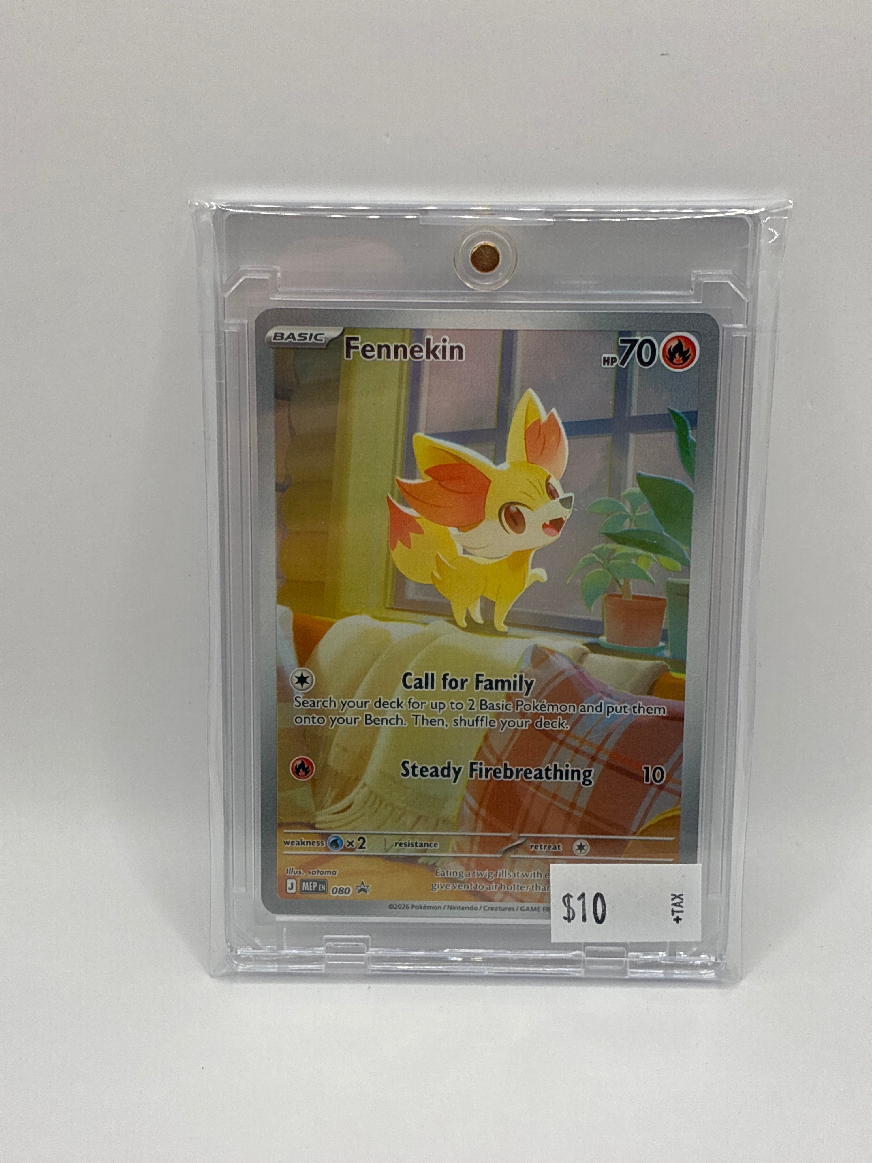2025 Pokemon MEP Black Star Promos Fennekin 080