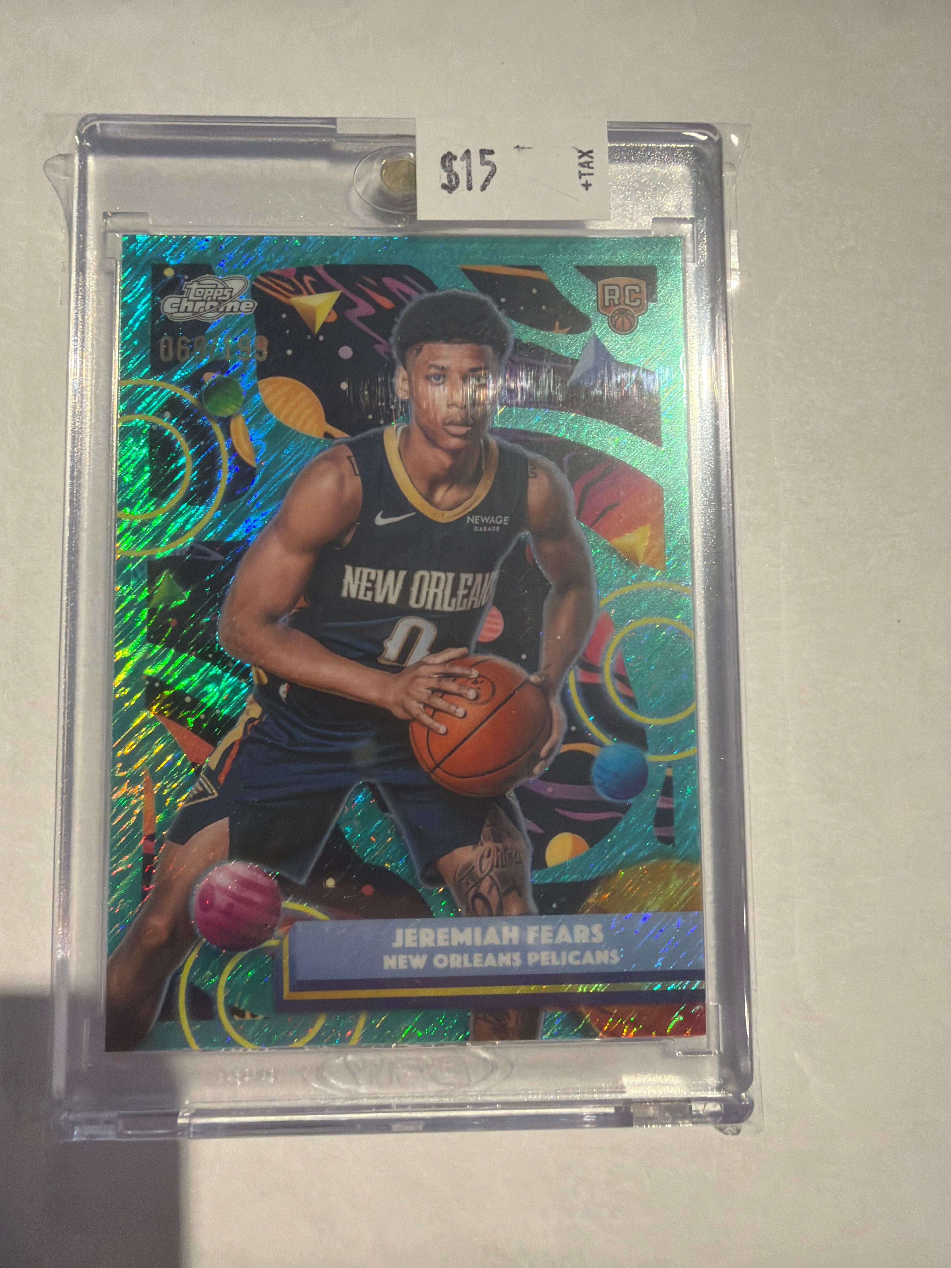 2026 Topps chrome Jeremiah Fears 69/199