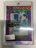2022 Panini Prizm Malik Willis Rookie Patch Purple Power Prizm 25/49 Autograph
