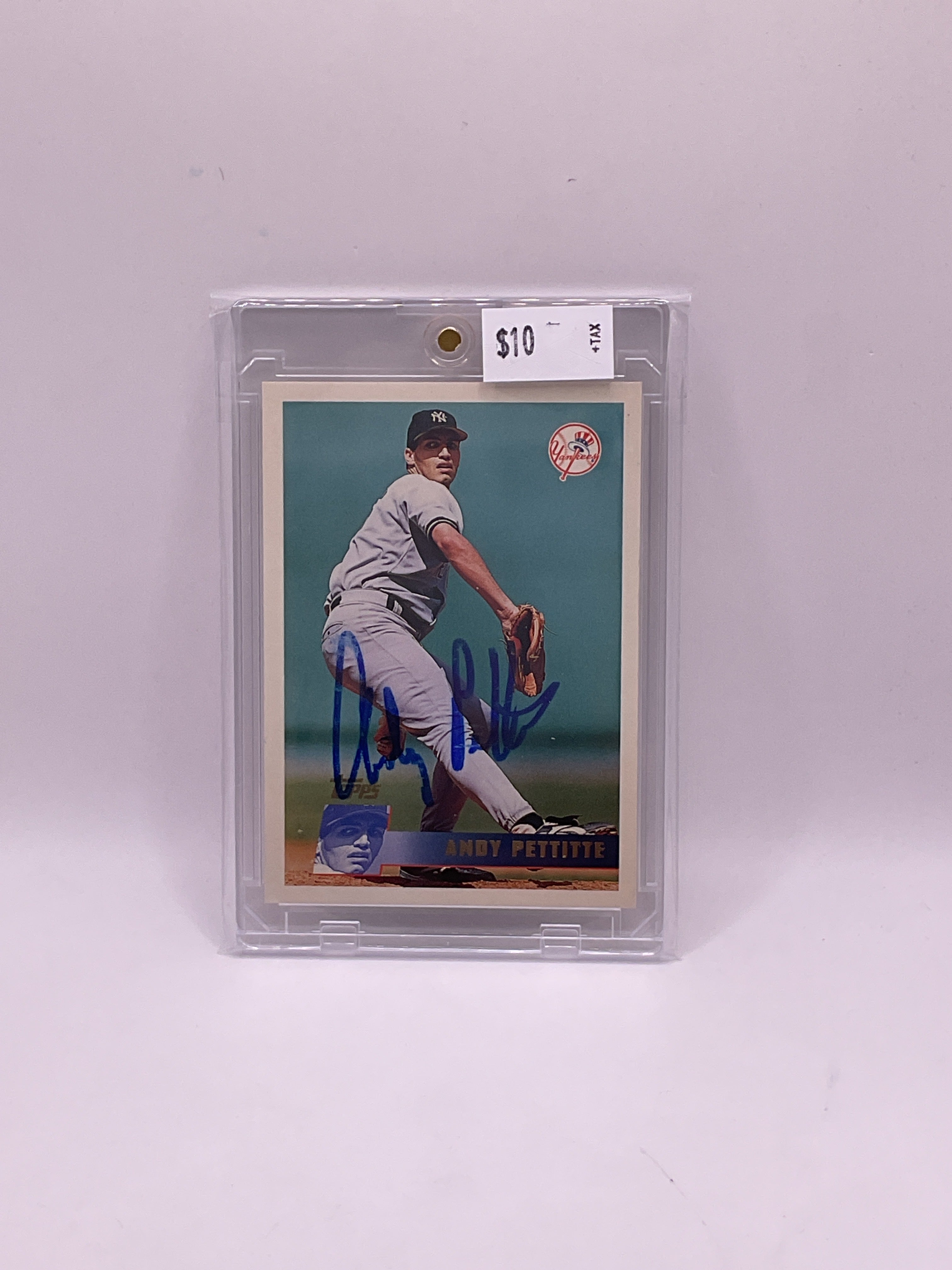 1996 Topps Andy Pettitte Autograph