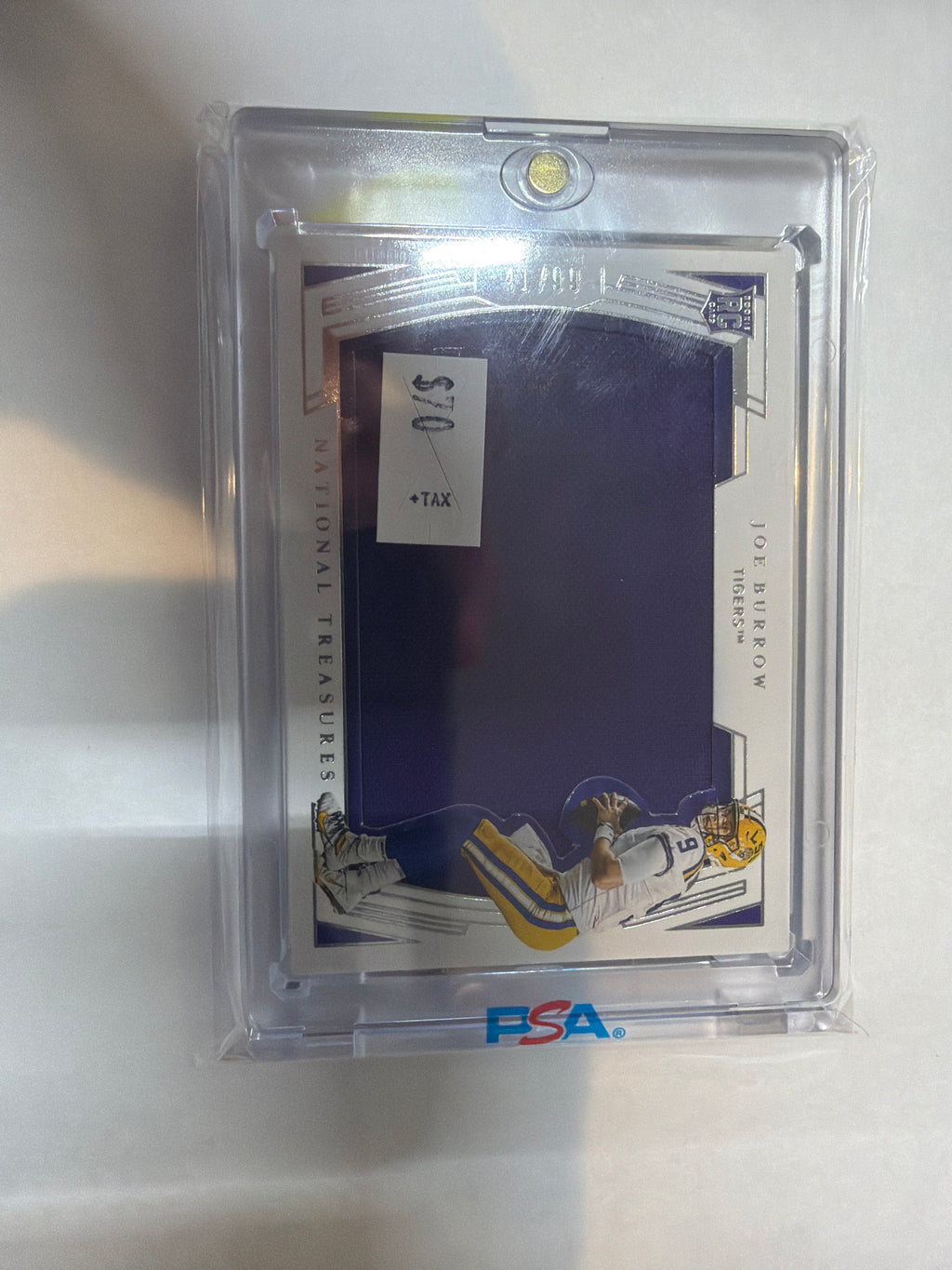 2020 national treasures Joe Burrow tigers patch 41/99