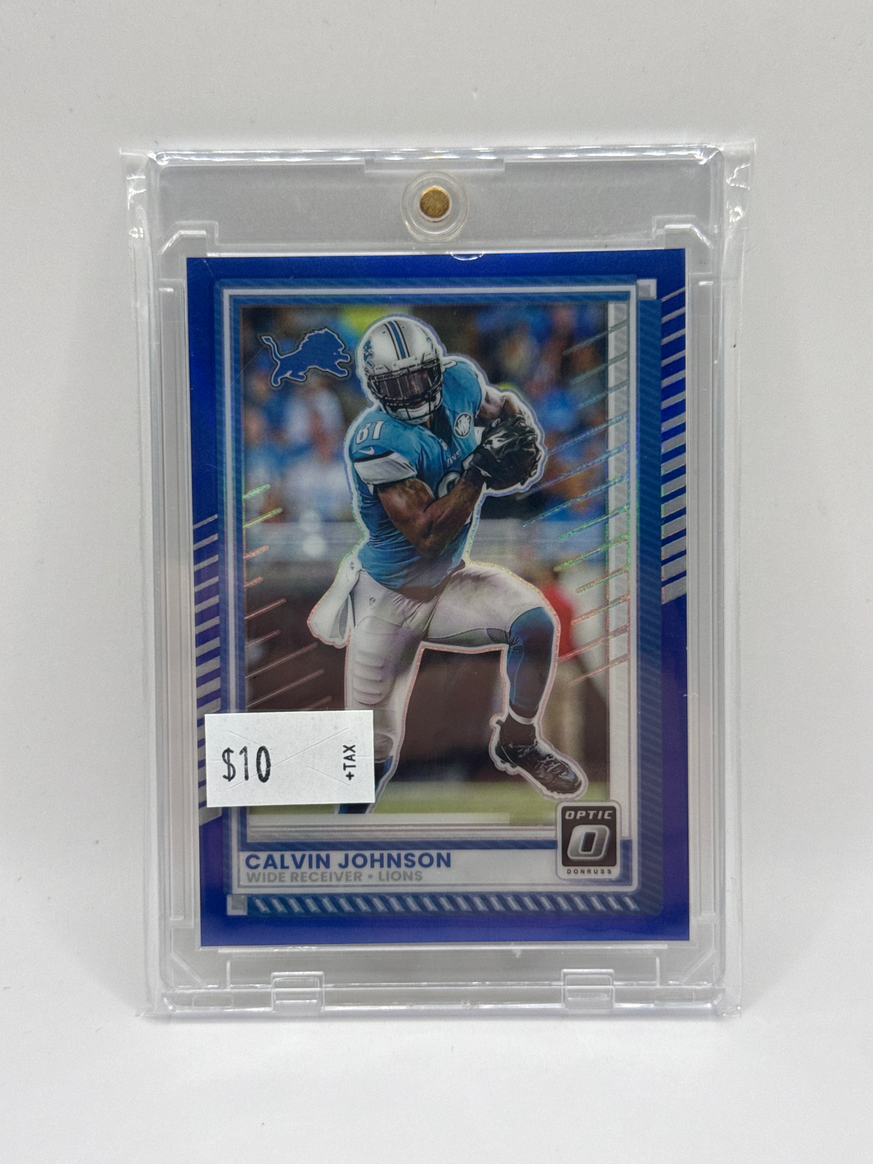 2025 Donruss Optic Calvin Johnson blue /249