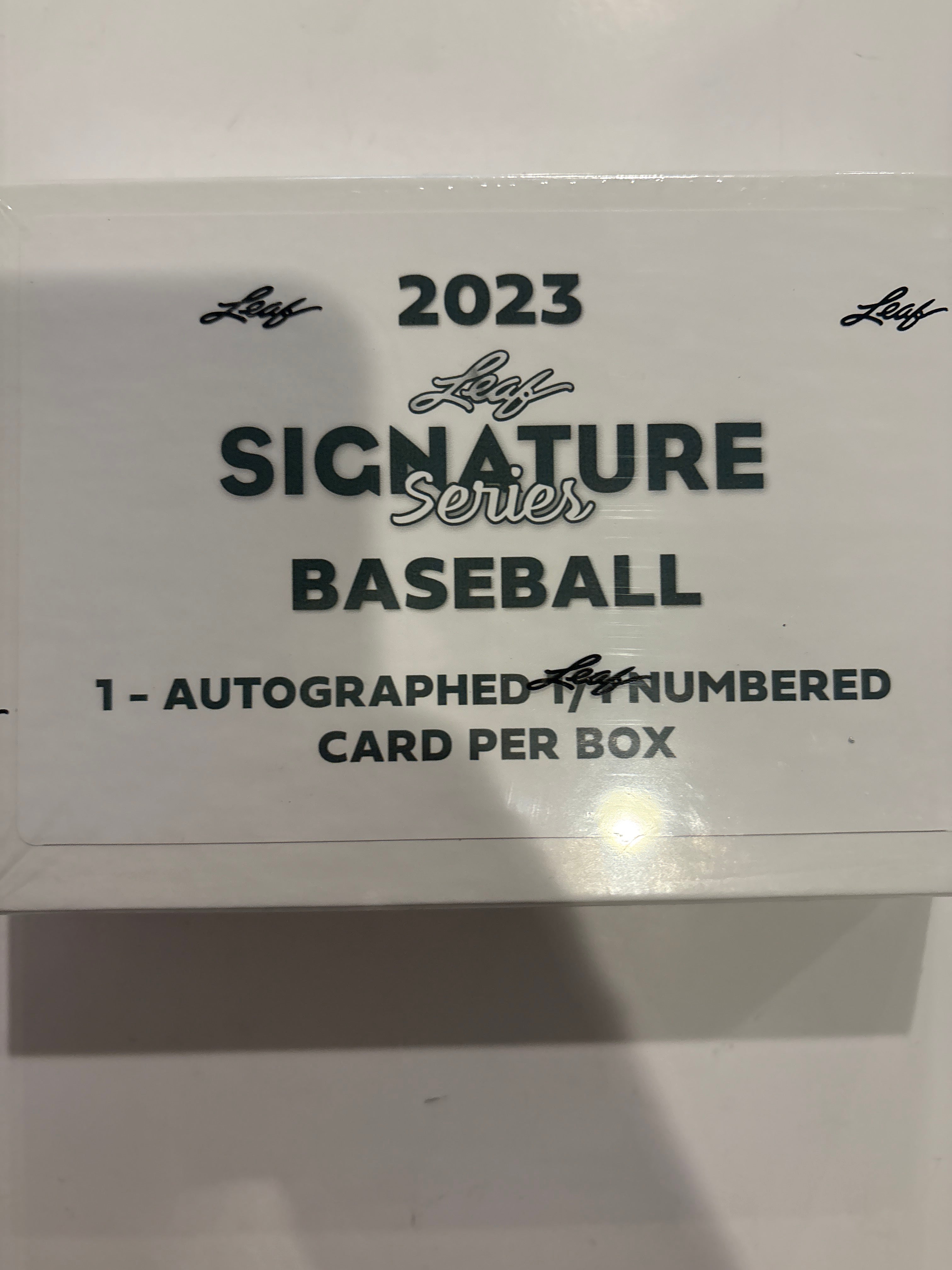 2023 Leaf Signature Series Hobby Box