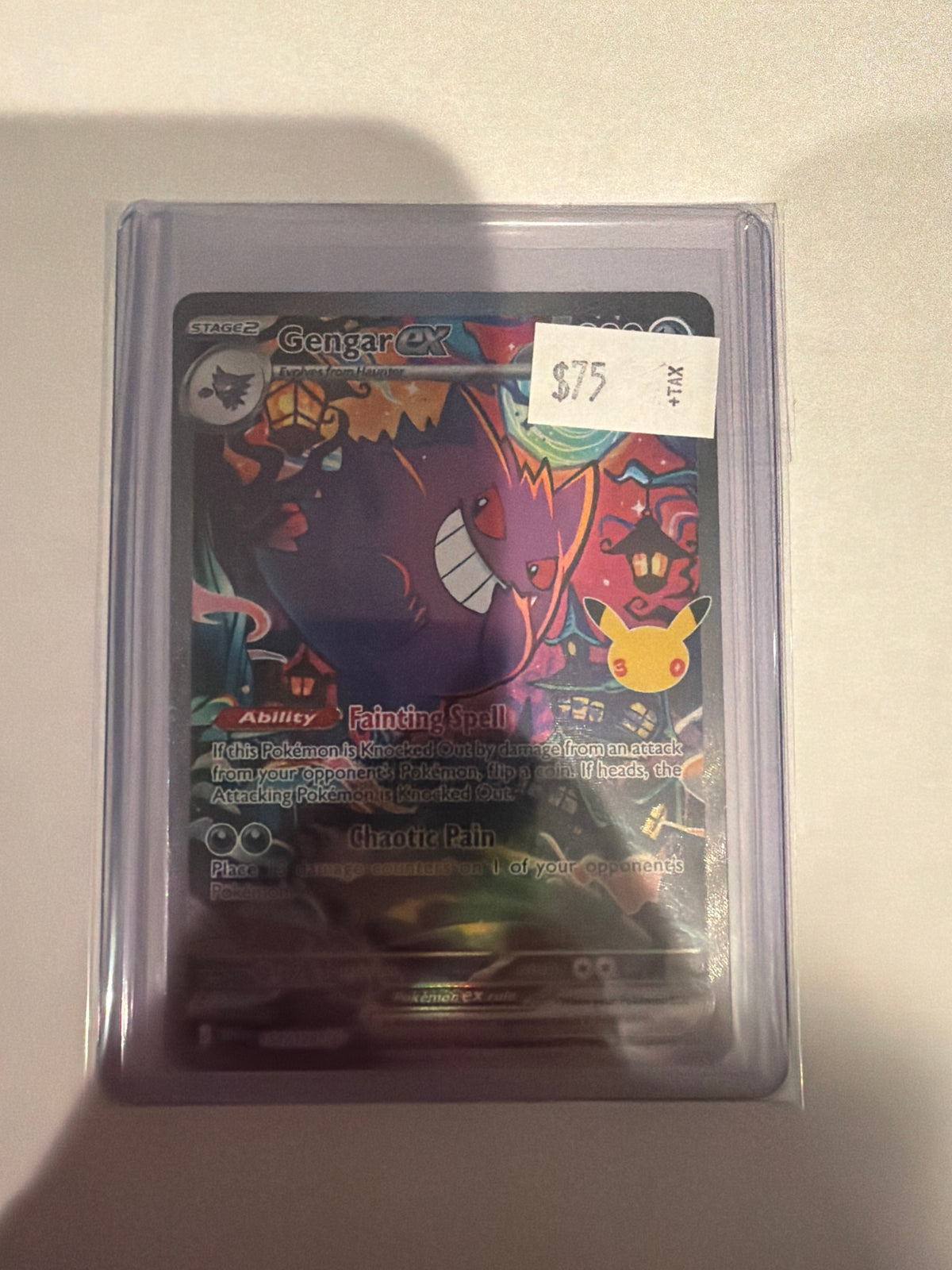 Gengar EX 154/128 30th Anniversary