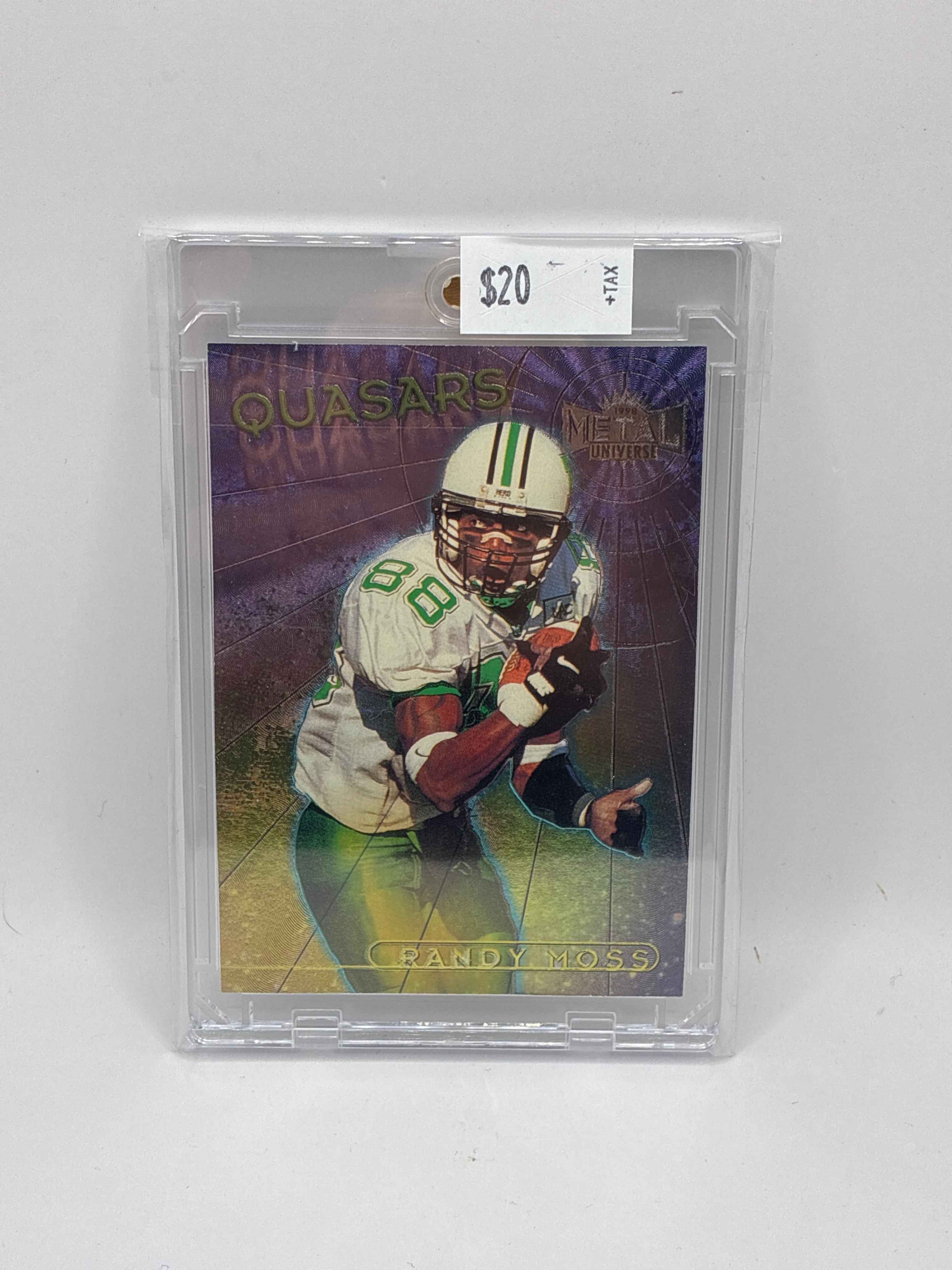 1998 Skybox Metal Universe Randy Moss Quasars #4/15