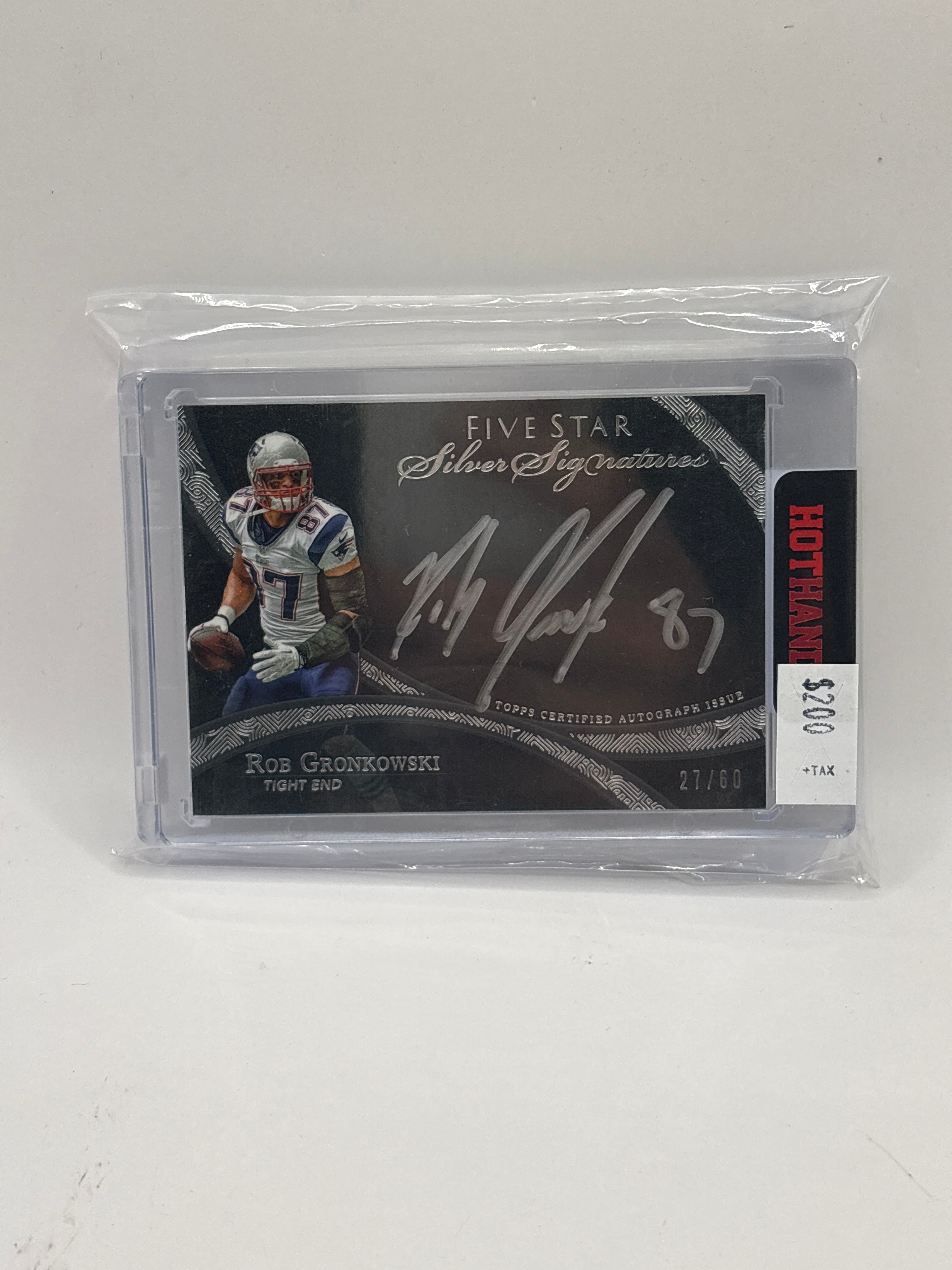 2024 Topps Five Star Golden Graphs Rob Gronkowski #FSGG-RG 27/60