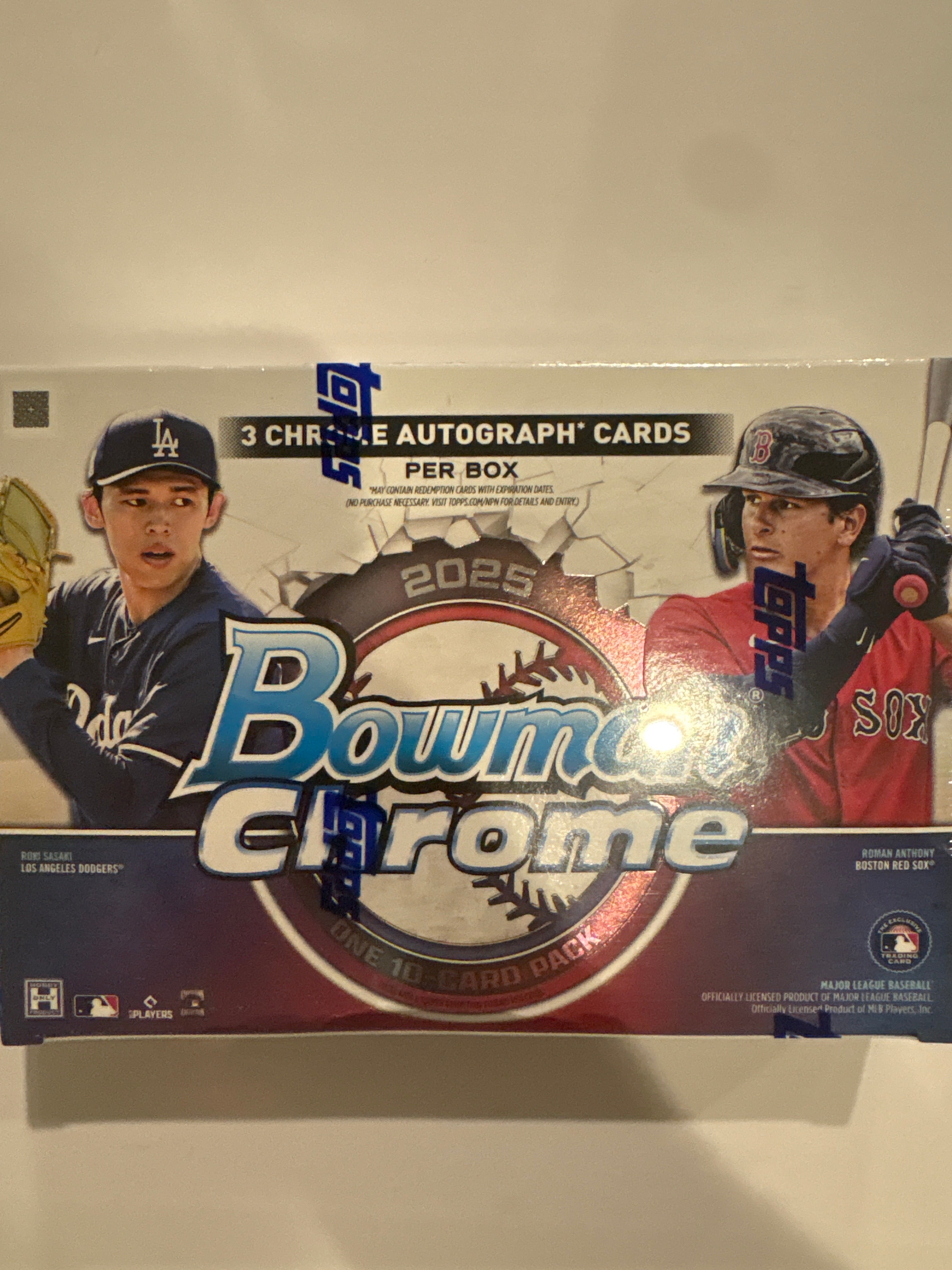 2025 Bowman Chrome Baseball Breakers Delight Box