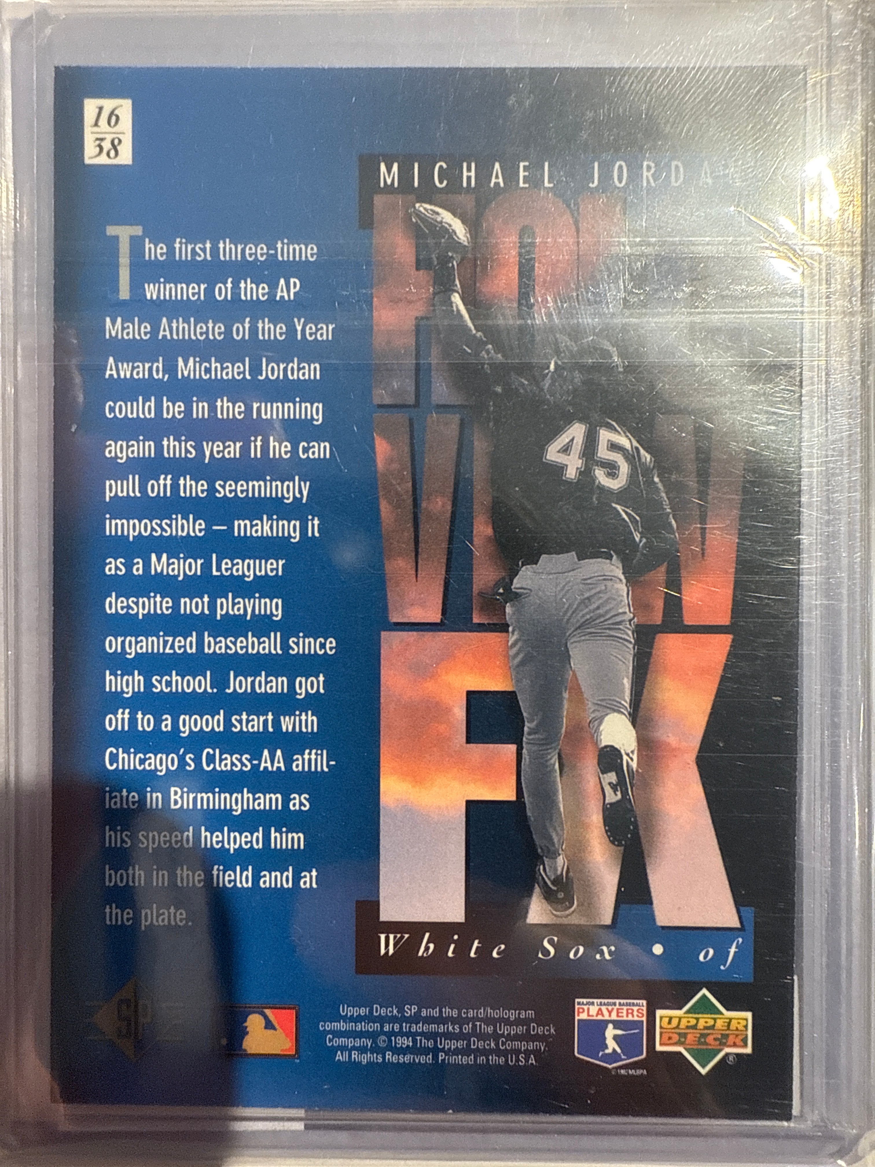 1994 Upper Deck SP Michael Jordan Holoview